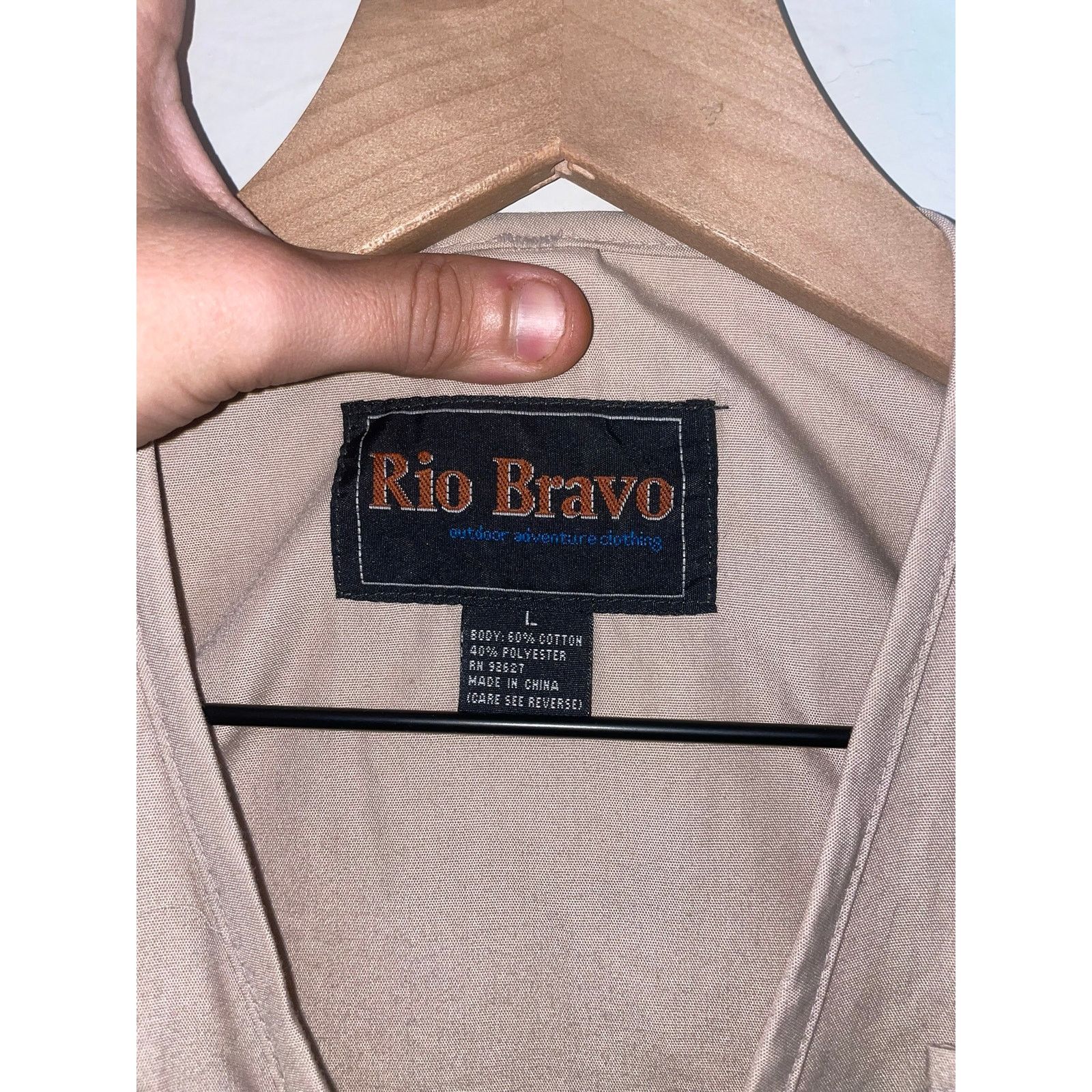 Vintage Vintage Fishing Vest Rio Bravo Outdoor Adventure Brown Large Size US L / EU 52-54 / 3 - 6 Thumbnail
