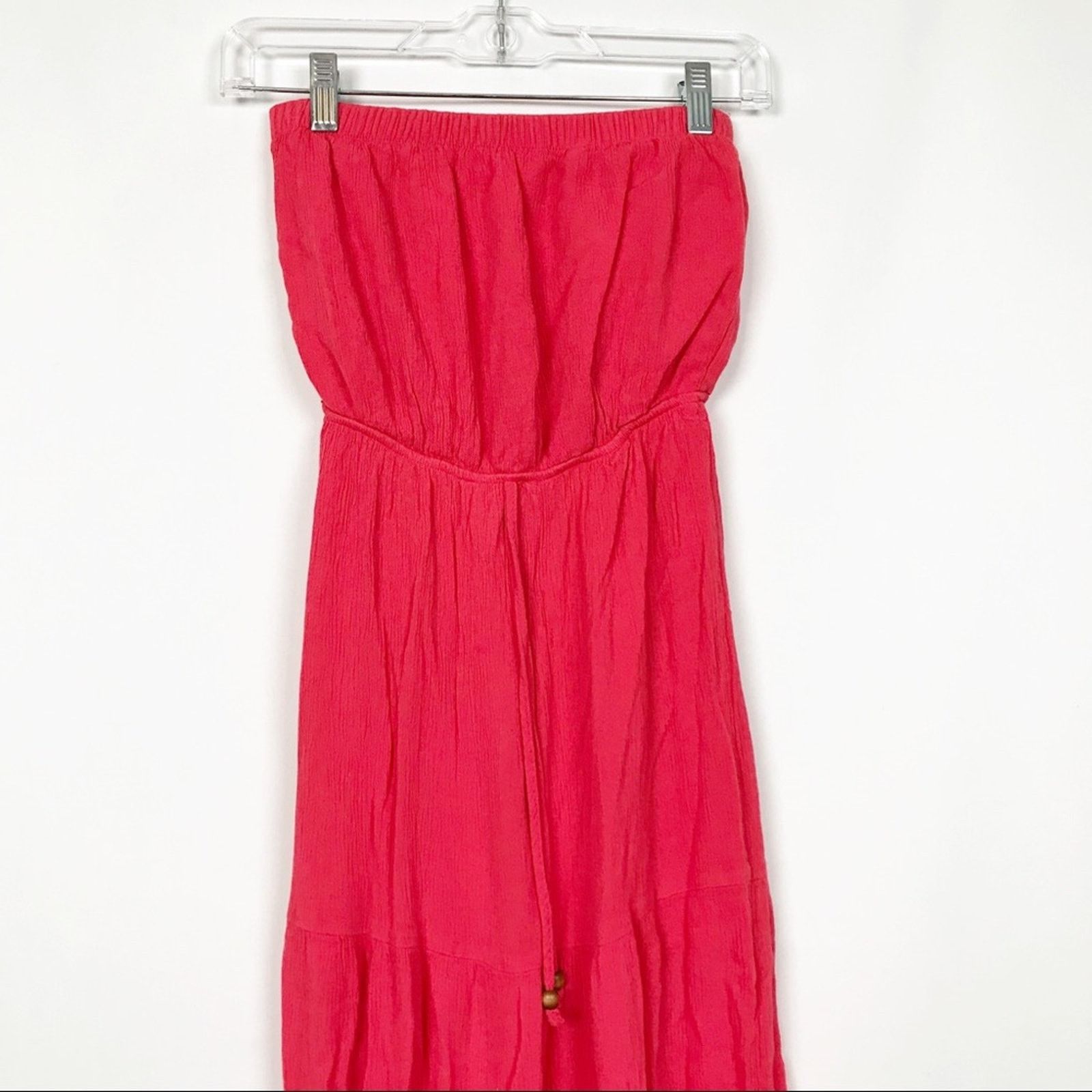 Other Socialite Pink Sleeveless Tube Top Maxi Dress Sz XS Size XS / US 0-2 / IT 36-38 - 2 Thumbnail