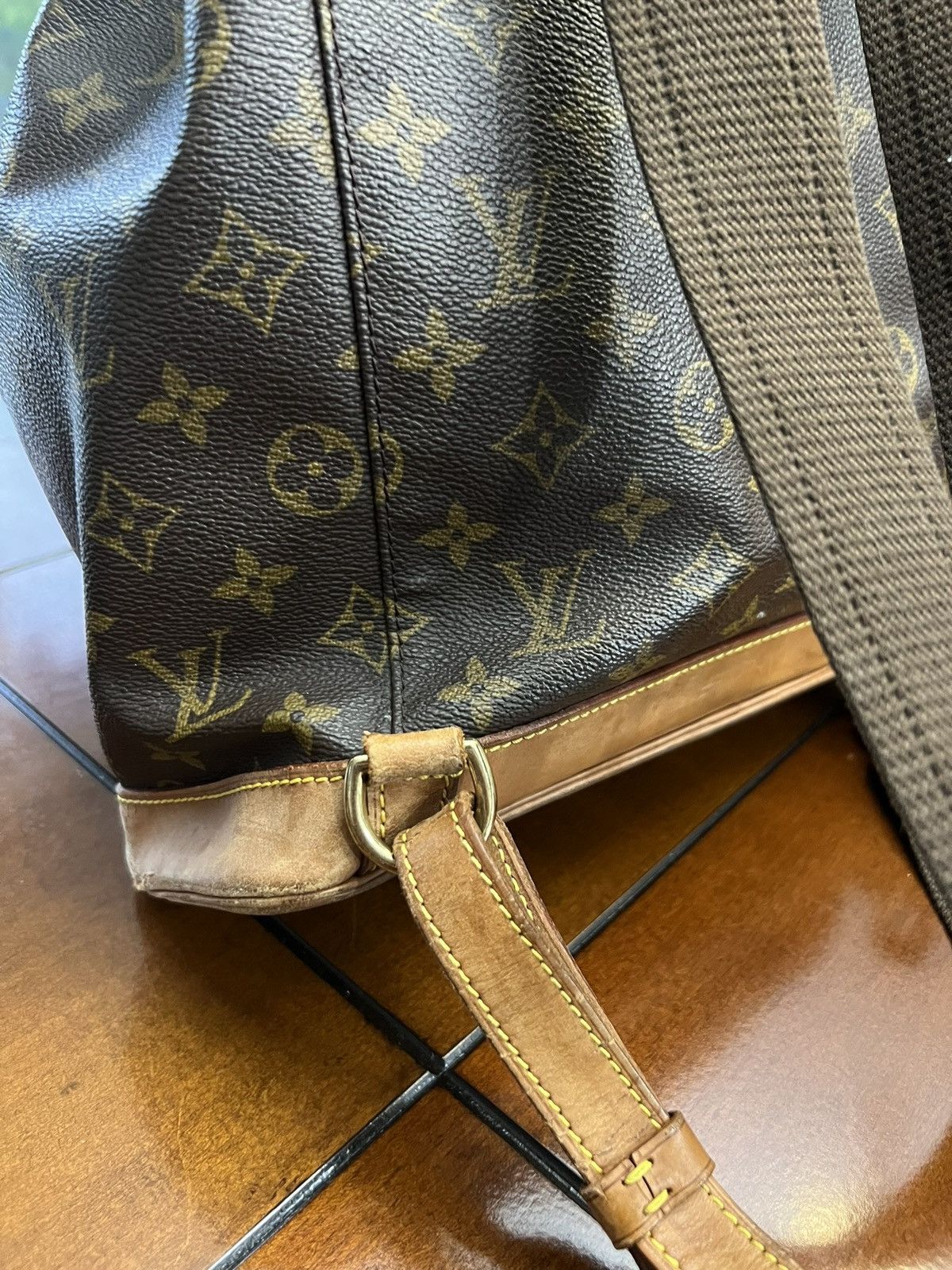 Louis Vuitton Louis Vuitton Montsouris GM Brown Canvas Backpack Size ONE SIZE - 7 Thumbnail