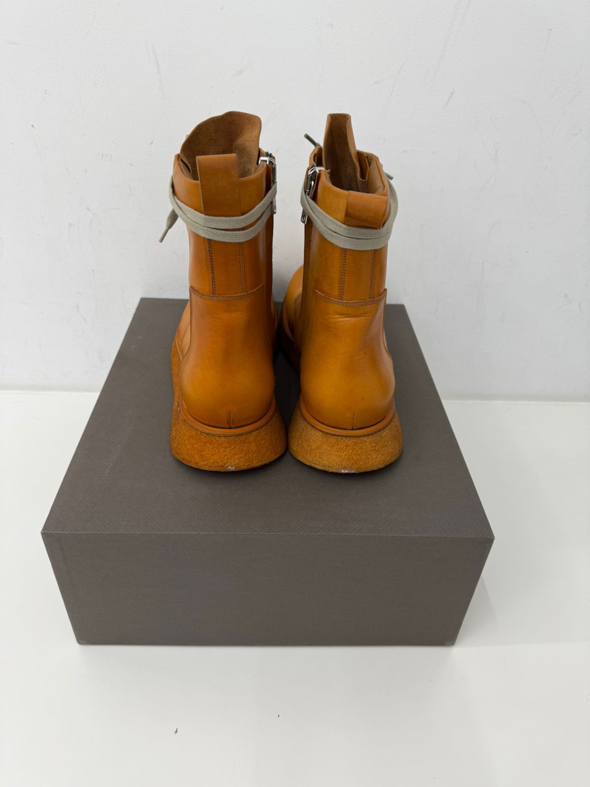 Rick Owens RICK OWENS LACEUP PARA BOOTS Size US 11 / EU 44 - 4 Thumbnail