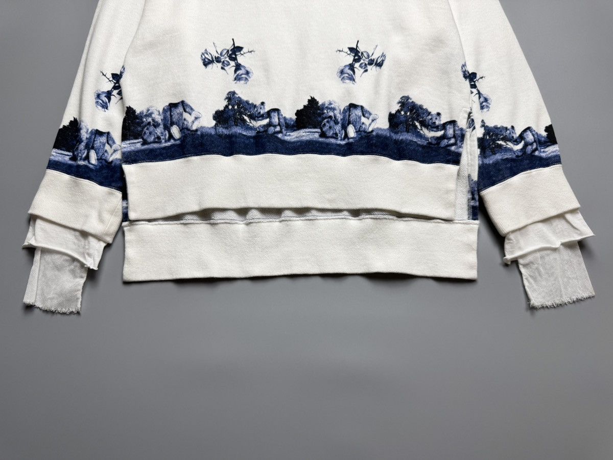 Undercover Undercover - AW/24 Graphic Print Layered Sweatshirt Size XS / US 0-2 / IT 36-38 - 6 Thumbnail