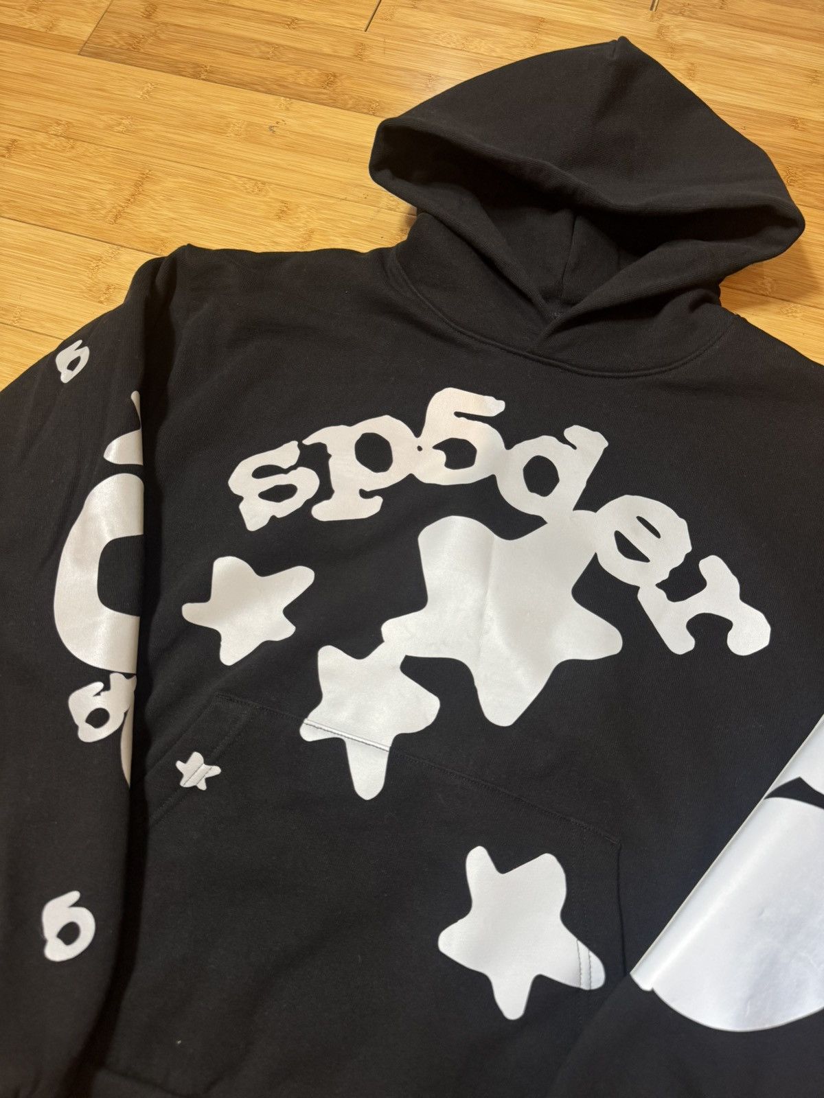 Sp5der Sp5der Reflective Beluga Hoodie Black - Size Medium Size US M / EU 48-50 / 2 - 3 Thumbnail