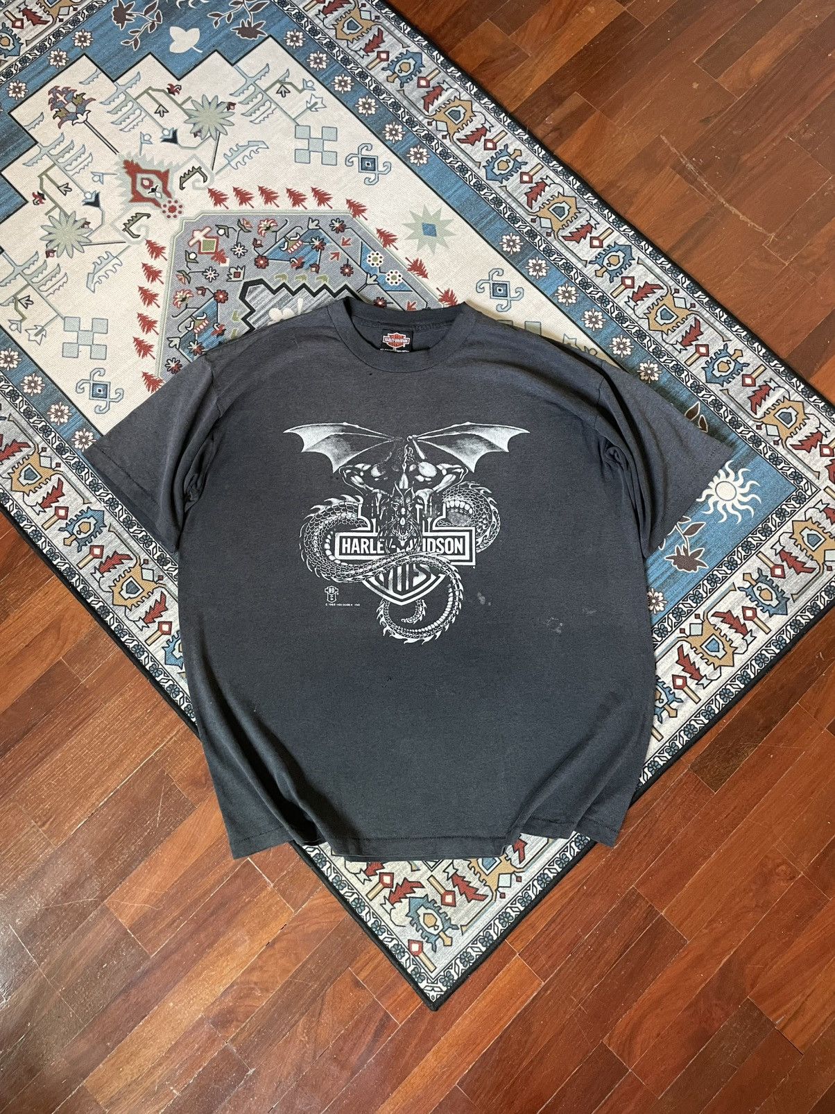 Harley Davidson Vintage Harley Davidson 80’s Size US XL / EU 56 / 4 - 1 Thumbnail