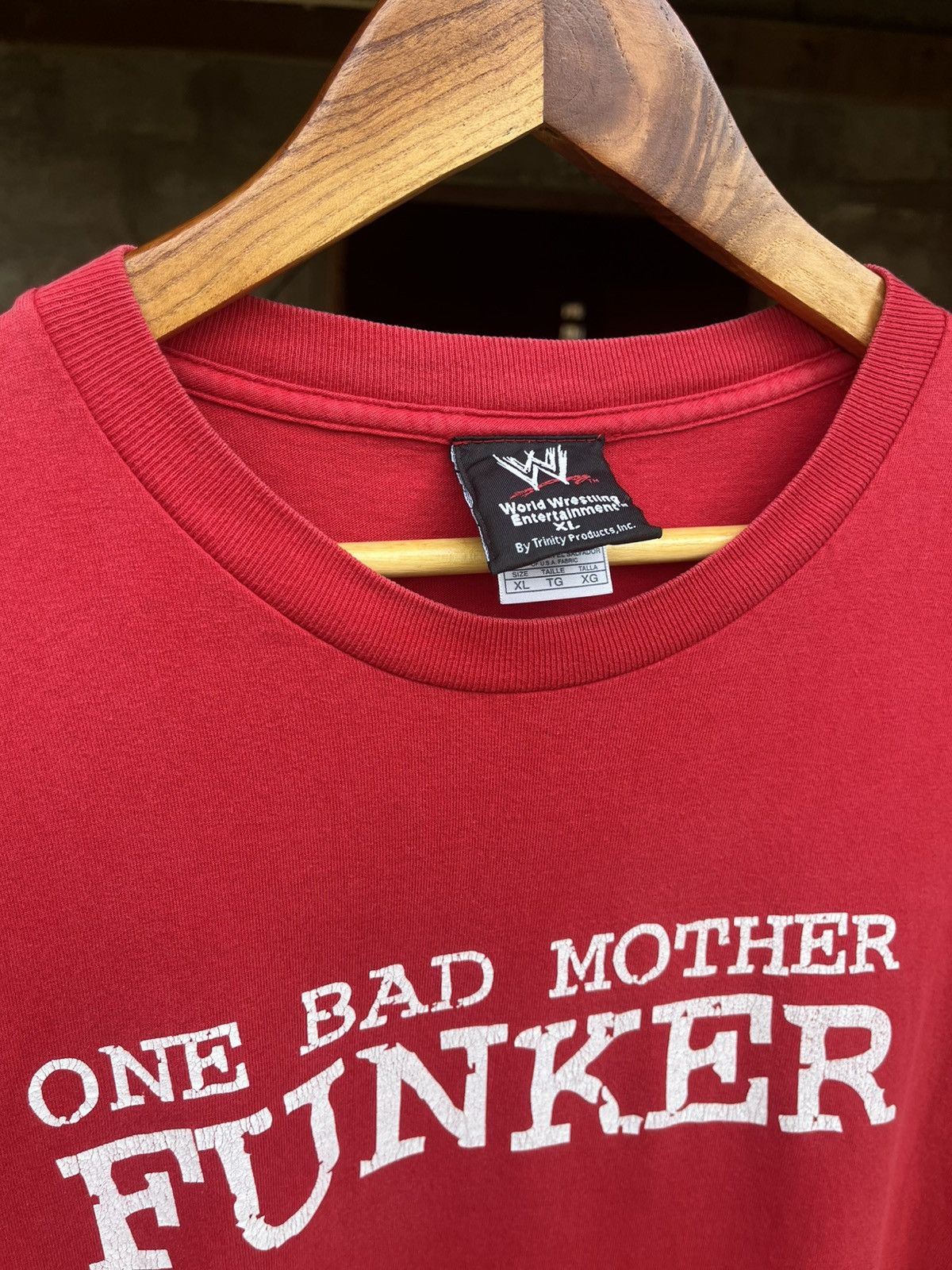 Vintage Faded Wwe funker tee Size US XL / EU 56 / 4 - 2 Thumbnail