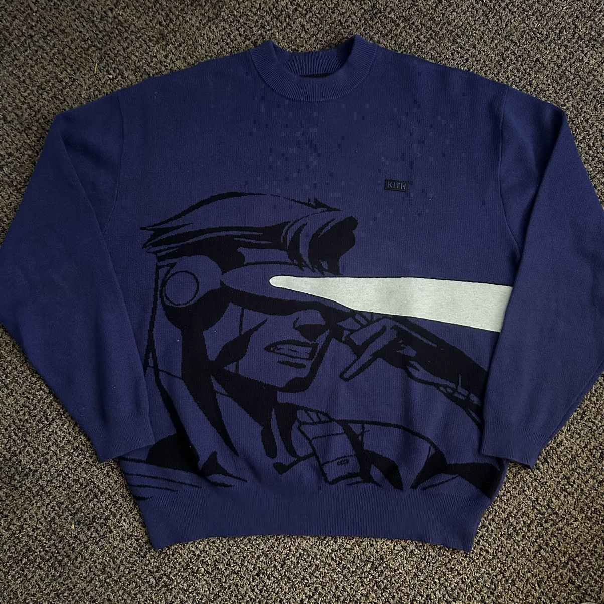 Kith KITH x Marvel X-Men Cyclops Knit Sweater | Grailed