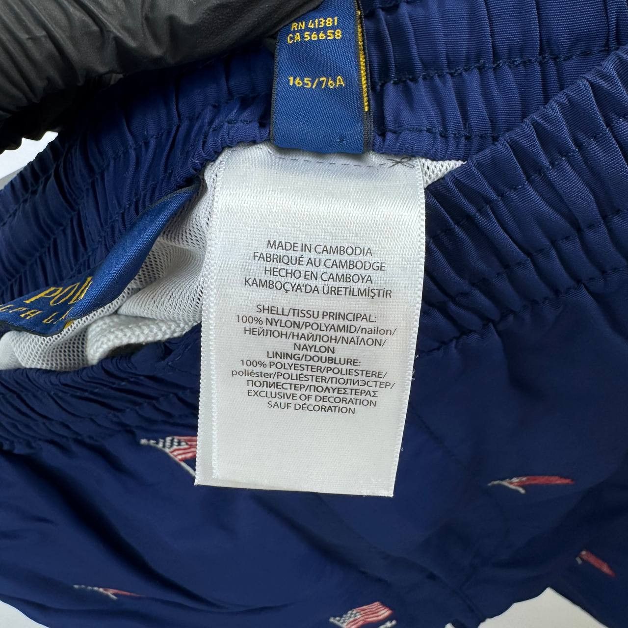 Polo Ralph Lauren Polo Ralph Lauren Swim Shorts USA Flag Embroidered Blue XS Size US 30 / EU 46 - 5 Thumbnail