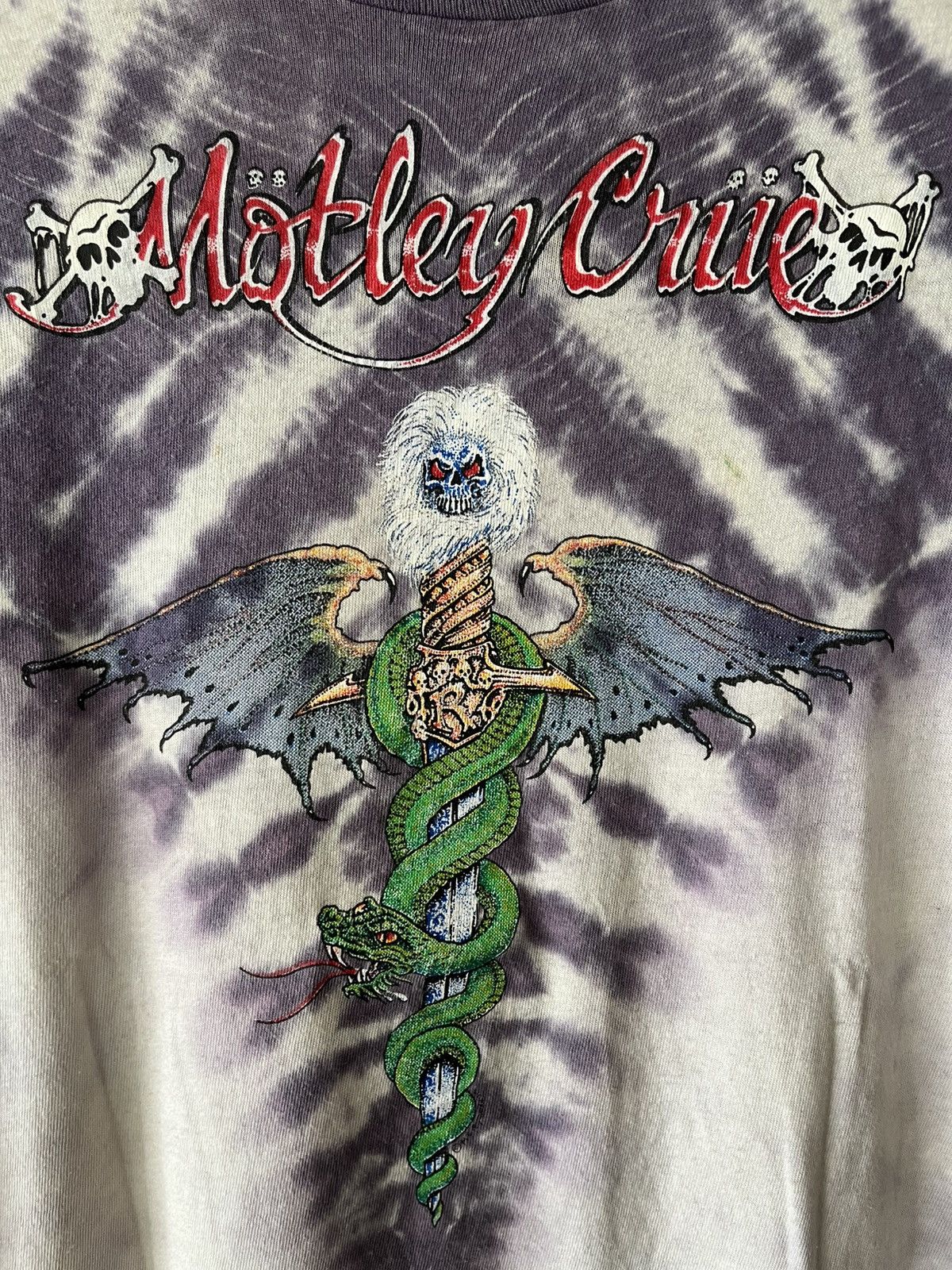 Band Tees × Vintage RARE Vintage Motley Crue 80s Band T-Shirt Size US L / EU 52-54 / 3 - 2 Thumbnail