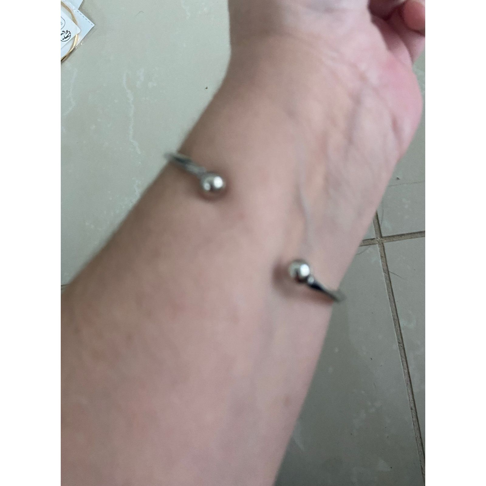 Other Skinny bangle bracelet, Silver tone Size ONE SIZE - 2 Thumbnail