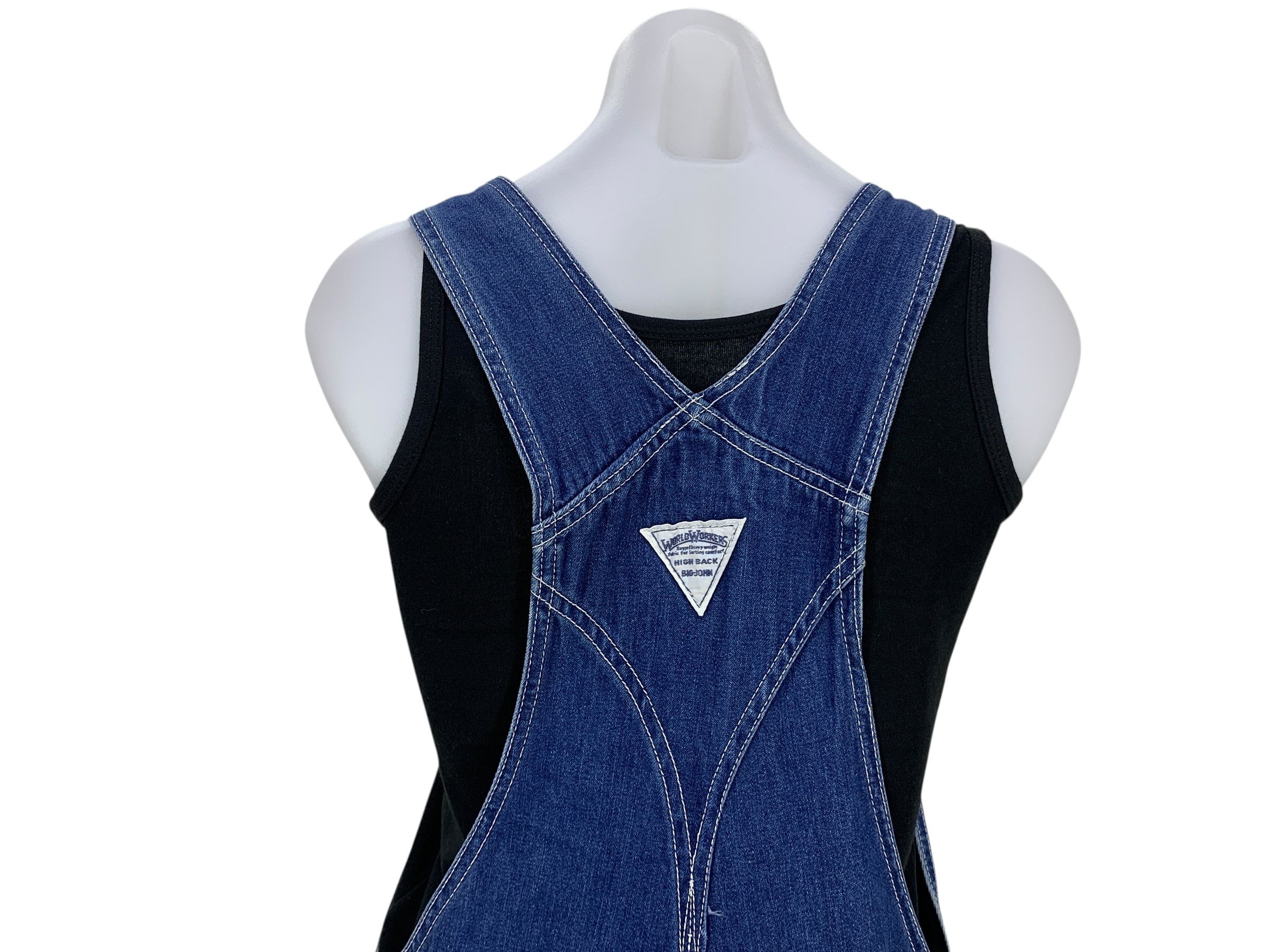 Big John × Vintage Big John Carpenter Bib Overalls Jeans Size US 32 / EU 48 - 4 Thumbnail