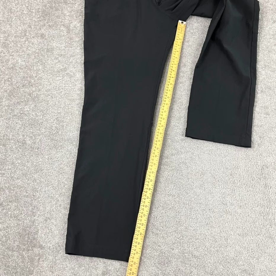 Lululemon LULULEMON Pants Mens 36 x 32 Black Chino Golf Preppy Travel Stretch Breathable Easy Care Flat Front 5-Pocket Classic Fit Brand Mens Size US 36 / EU 52 - 4 Thumbnail