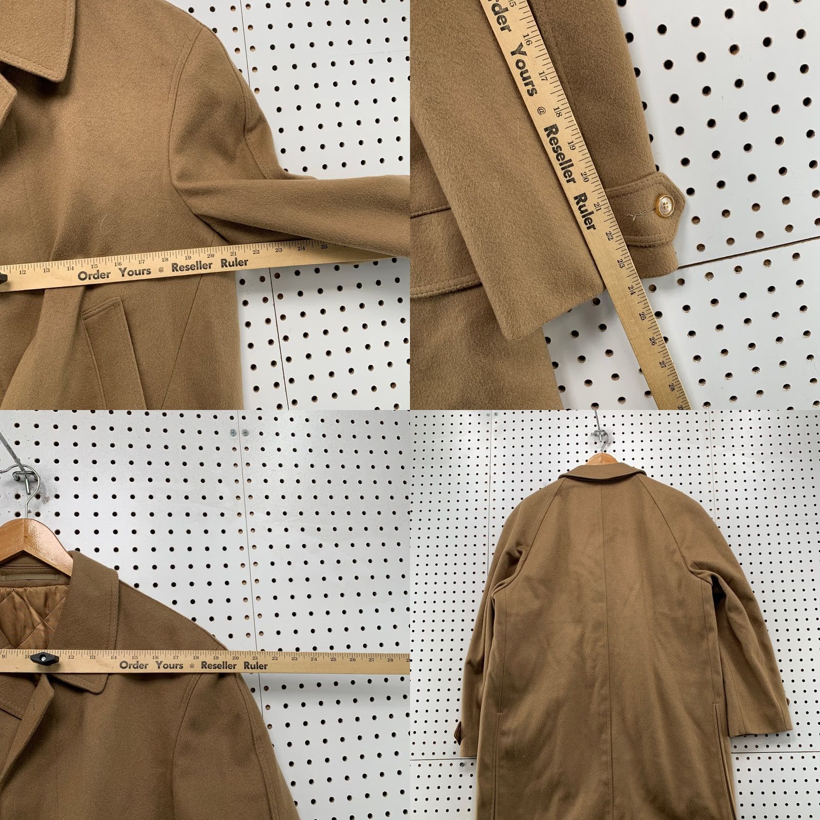 Vintage VINTAGE Steinbock Wool Overcoat Mens 36 Brown Plaid Liner Wool Lining Coat Long Buttoned Casual Business Mens Size US XXS / EU 40 - 10 Thumbnail