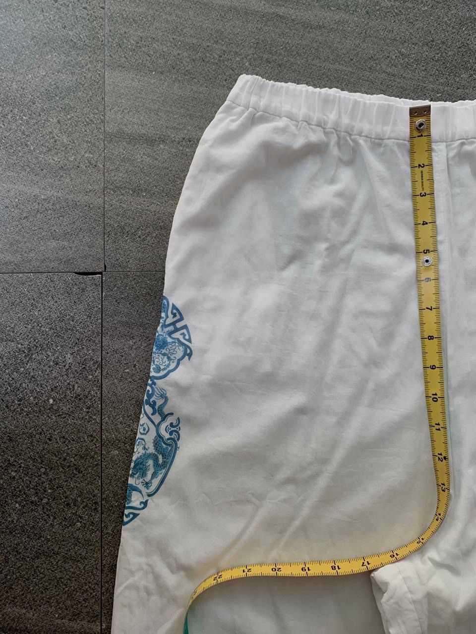 Junya Watanabe FREE TAX! Skull Graphic Relaxed/Easy Pants Size US 31 - 13 Thumbnail