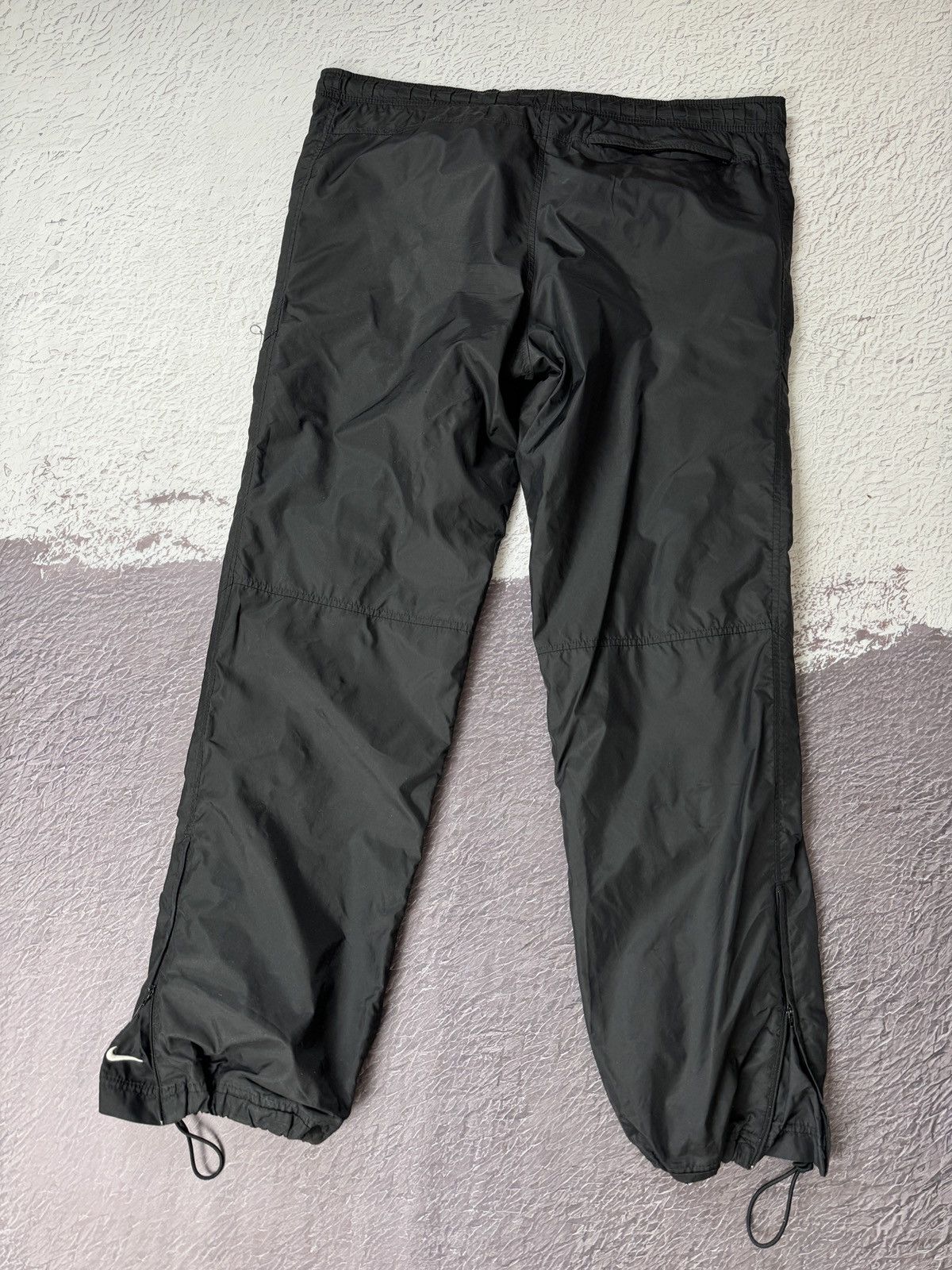 Nike Nike vintage Y2K double swoosh black nylon tightening pants Size US 38 / EU 54 - 15 Thumbnail