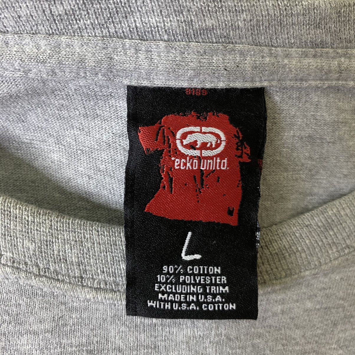 Ecko Unltd. × Vintage Vintage Y2K Ecko Unltd Denim Foundry Made in USA T Shirt Size US L / EU 52-54 / 3 - 4 Thumbnail