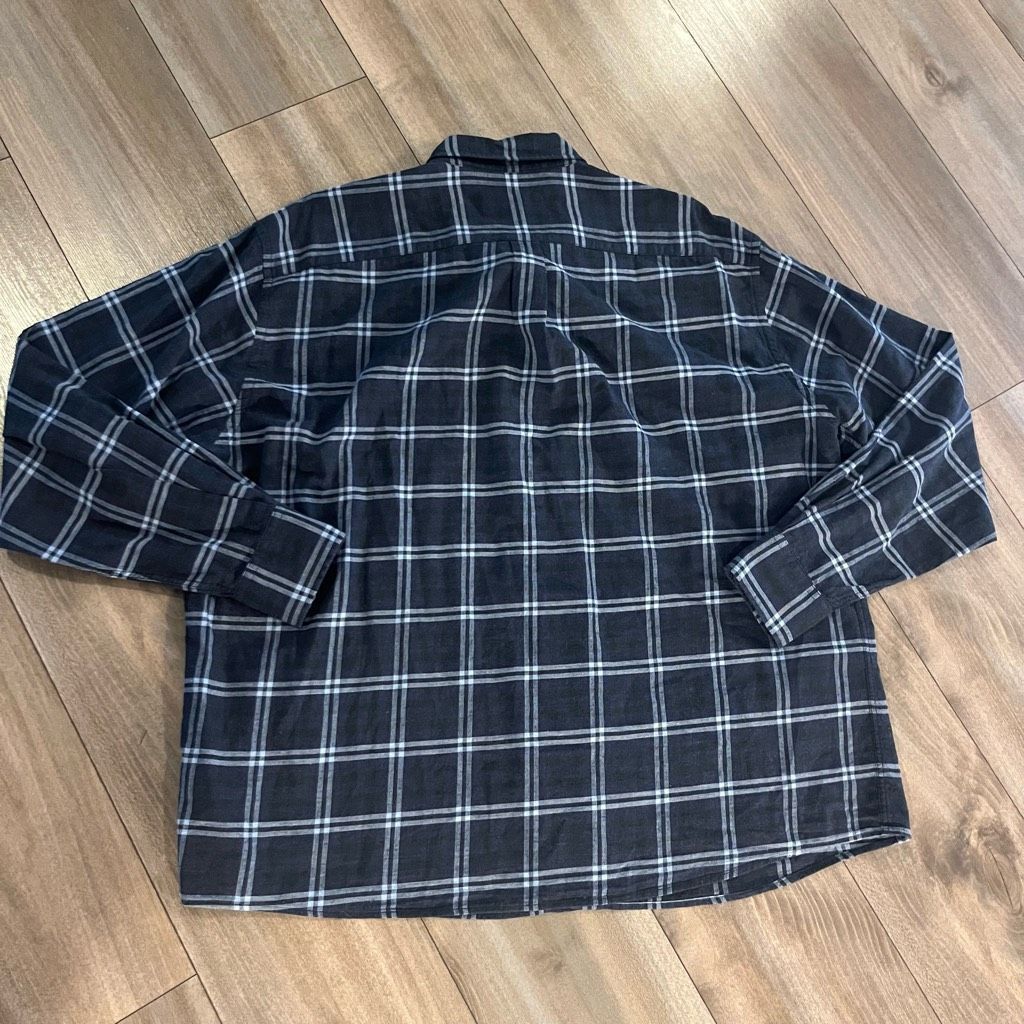 Peter Millar Peter Millar Blue Plaid Flannel Buttonup Men XXL Bin N-39 Size US XXL / EU 58 / 5 - 6 Thumbnail