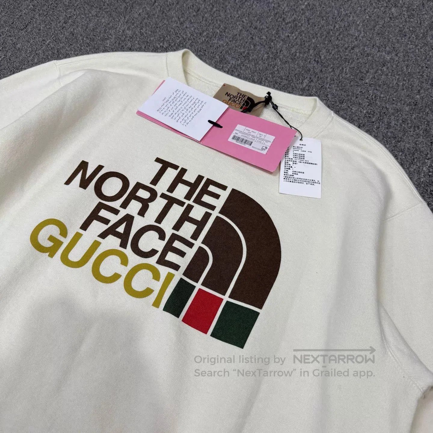 Gucci White Graphic Print Long Sleeve Sweatshirt. Size US S / EU 44-46 / 1 - 3 Thumbnail