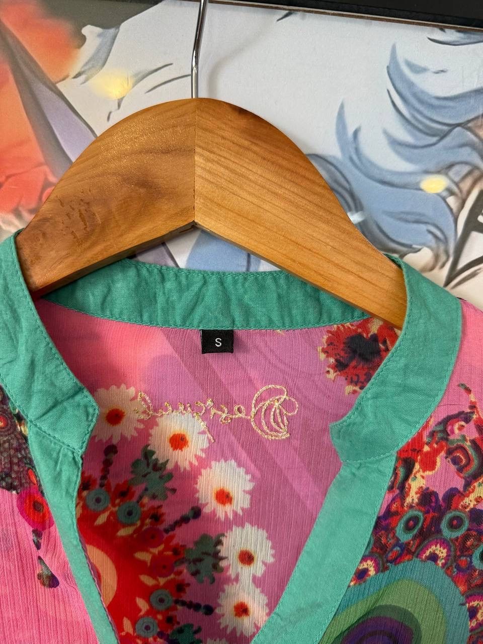 Desigual Vintage Desigual Rare Long Sleeve Bog face rap Y2K tee Size S / US 4 / IT 40 - 4 Thumbnail