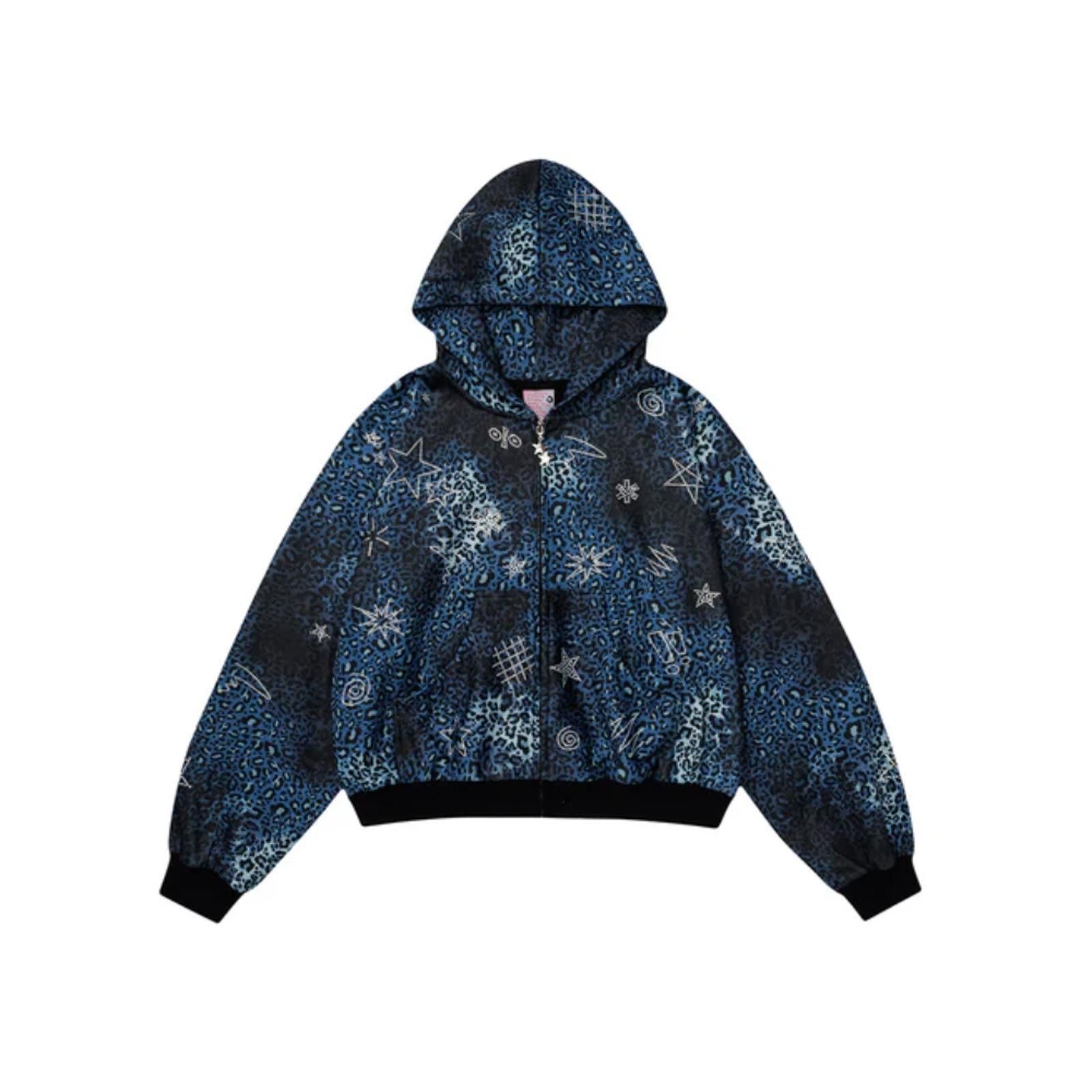 Japanese Brand Celestial Rhinestone Zip Hoodie Size US M / EU 48-50 / 2 - 3 Thumbnail