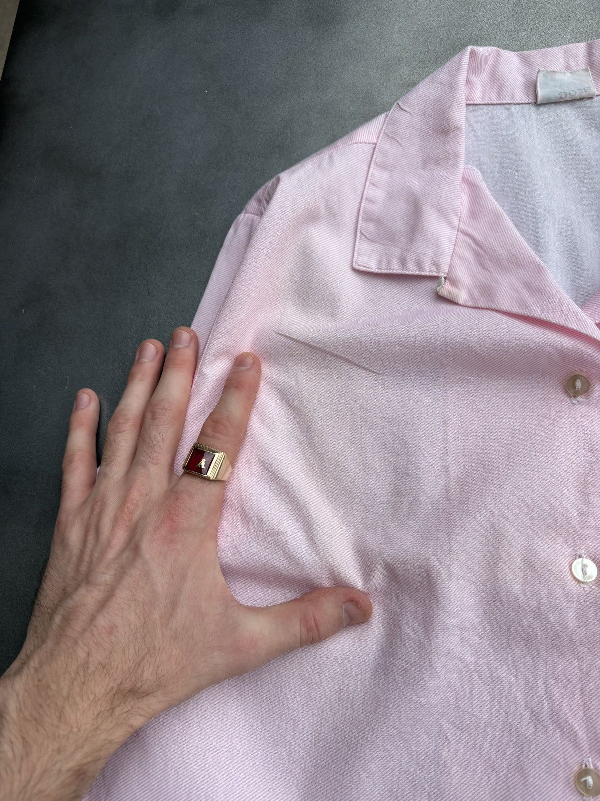 Vintage 1950s True Vintage Shortsleeve Camp Shirt Summer Old Money Size M / US 6-8 / IT 42-44 - 4 Thumbnail