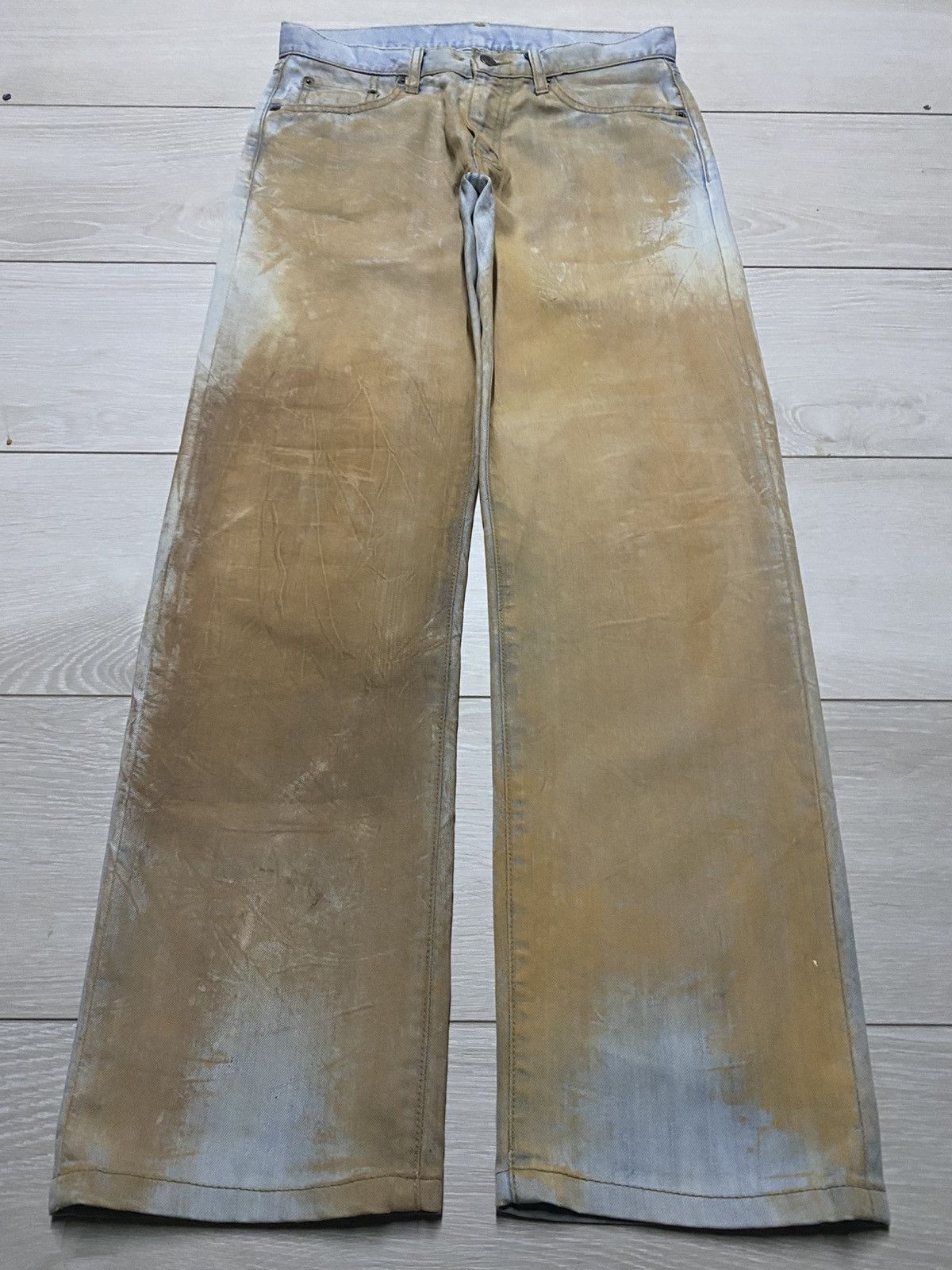Acne Studios Vintage Uniqlo Crazy Mud Wash Distressed Acne Studios Style Size US 30 / EU 46 - 1 Thumbnail
