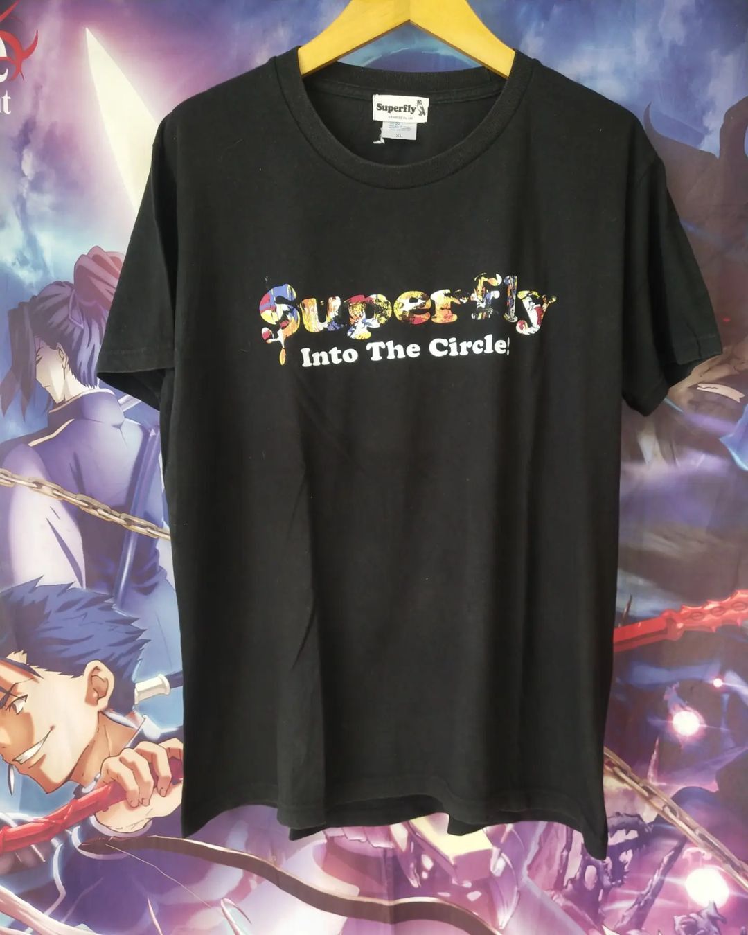 Band Tees × Japanese Brand Superfly Into The Circle Black Music Tees Size US XL / EU 56 / 4 - 1 Thumbnail