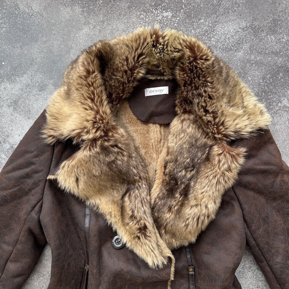 Hysteric Glamour Orsay Y2K Boho Vintage Faux Fur Sheepskin Style Coat Jacket Size M / US 6-8 / IT 42-44 - 5 Thumbnail
