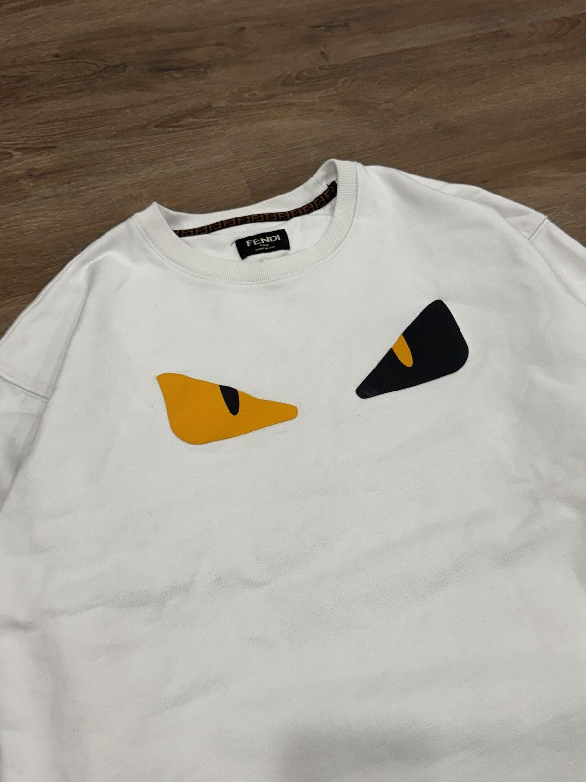 Fendi Fendi Monster Eyes Crewneck Sweatshirt Size US M / EU 48-50 / 2 - 6 Thumbnail