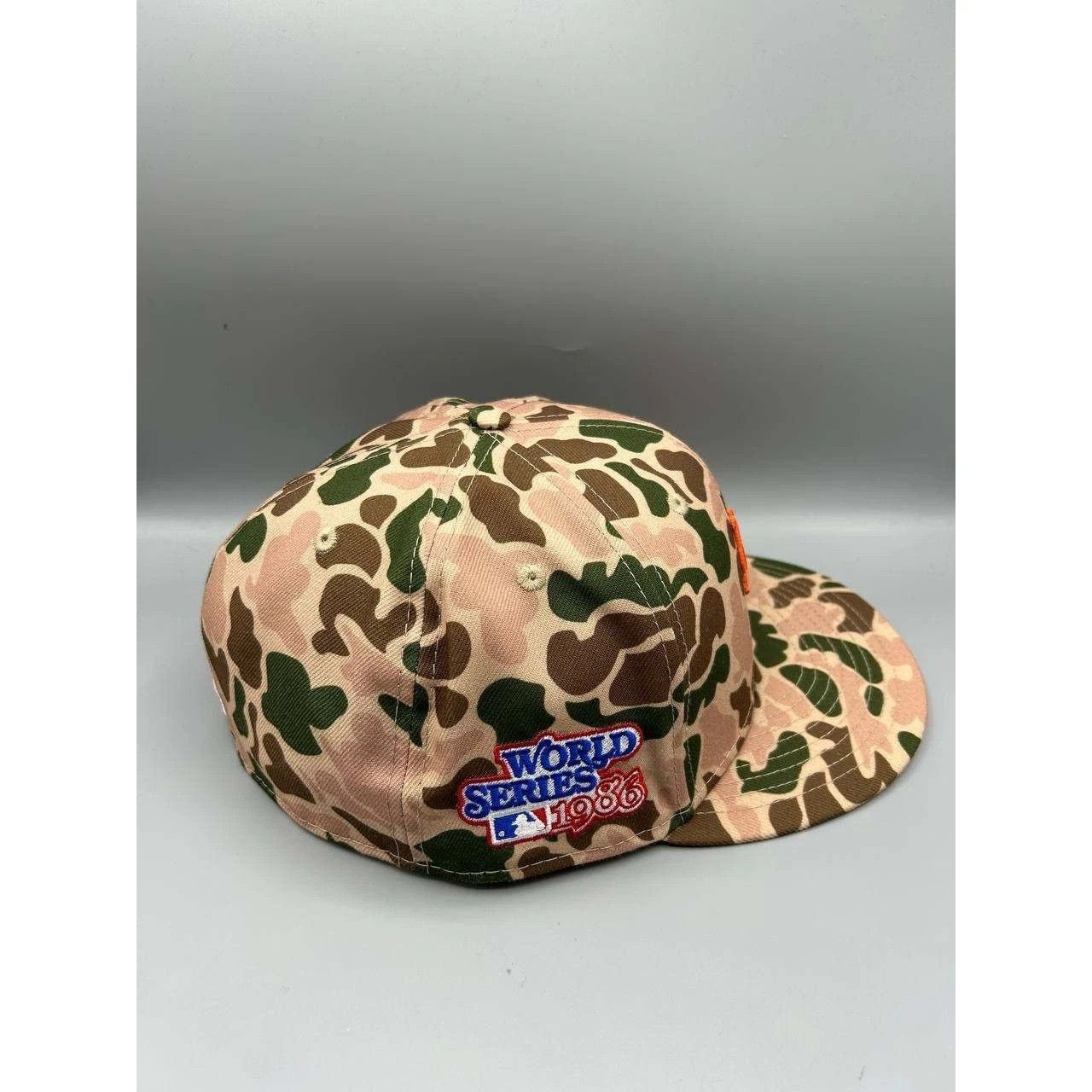 New Era New York Mets Hat Men 7 3/4 Camo World Series MLB Fitted Cap Size ONE SIZE - 6 Thumbnail