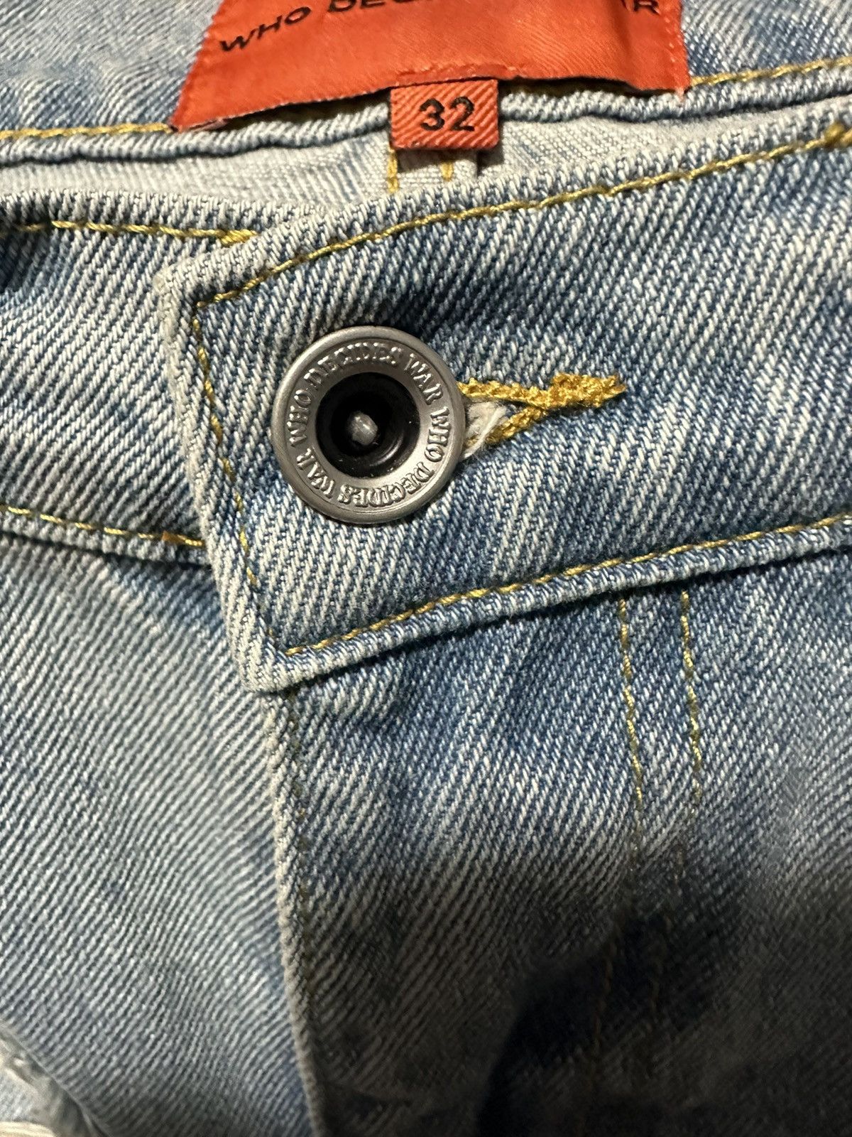 Who Decides War Who Decides War Destroyed Jeans Size US 32 / EU 48 - 5 Thumbnail