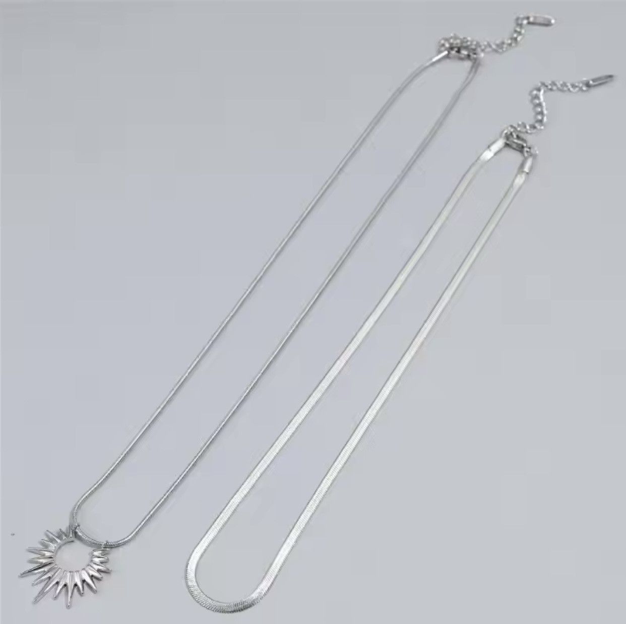Jewelry × Vintage Double titanium steel sun pendant men's necklace Size ONE SIZE - 5 Thumbnail