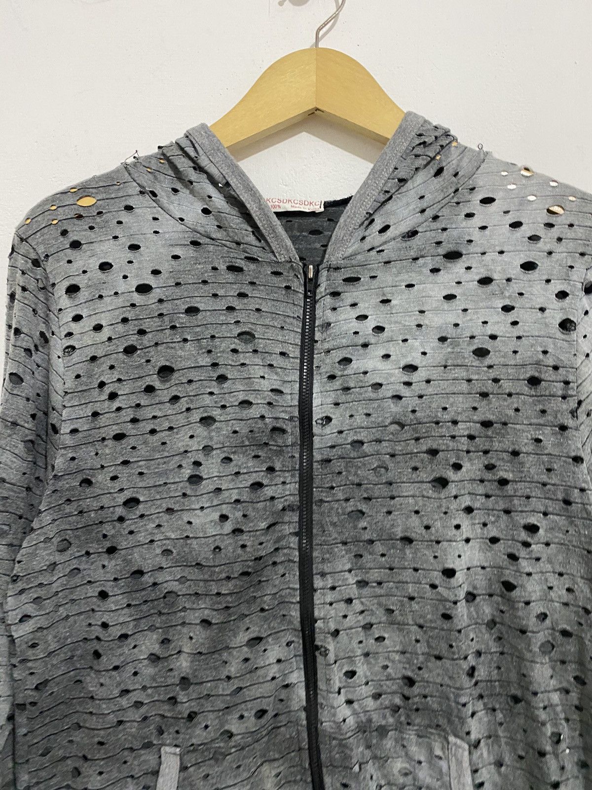 If Six Was Nine 💸BINDINGOFFER💸 Distressed Holes Hoodie Lgb Kmrii Styled Size US L / EU 52-54 / 3 - 2 Thumbnail