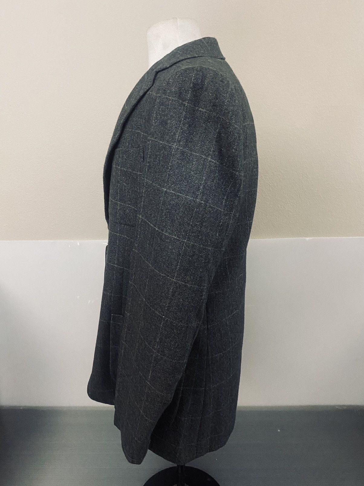 Bottega Veneta Bottega Veneta 🇮🇹 cashmere grey check jacket 54 NWT Size 44R - 7 Thumbnail