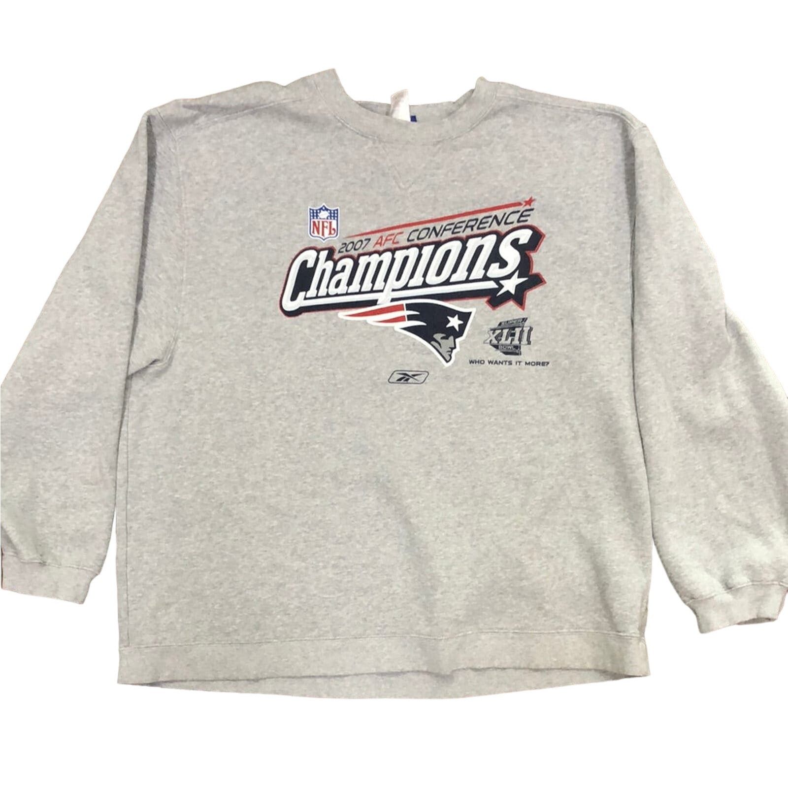 Reebok 2007 Reebok NFL New England Patriots AFC Champions XL Size US XL / EU 56 / 4 - 1 Thumbnail