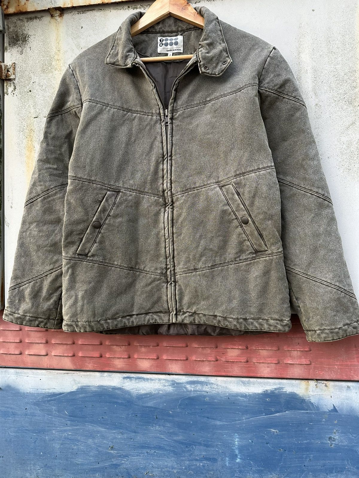 Takeo Kikuchi 👹Vintage Faded Takeo Kikuchi Denim Jacket Size US M / EU 48-50 / 2 - 6 Thumbnail