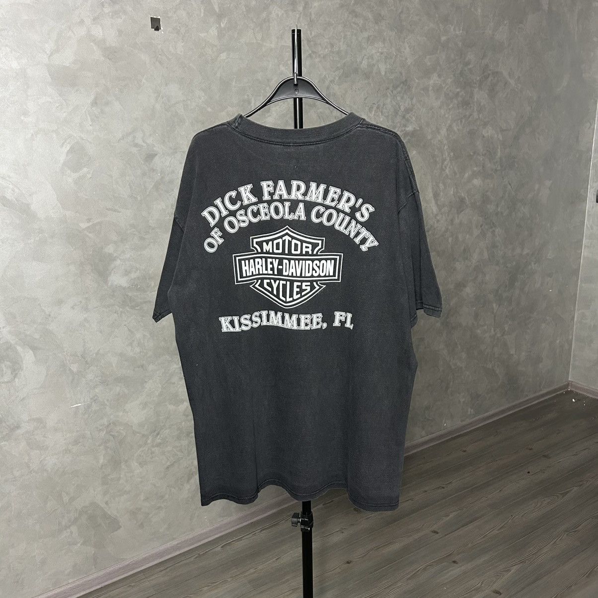Harley Davidson 90s Harley Davidson D1ck Farmers Sun Faded T Shirt Merch Size US XL / EU 56 / 4 - 1 Thumbnail
