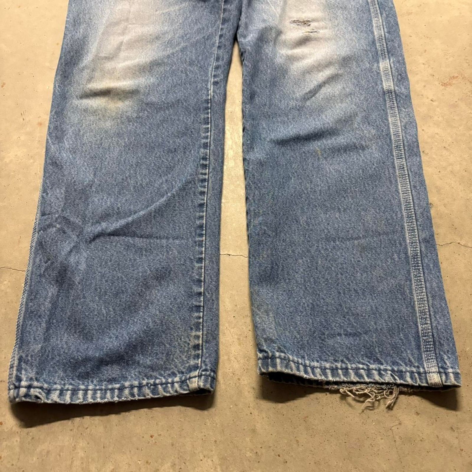 Dickies × Vintage Crazy Vintage 90s Dickies Carpenter Workwear Denim Jeans Size US 36 / EU 52 - 6 Thumbnail