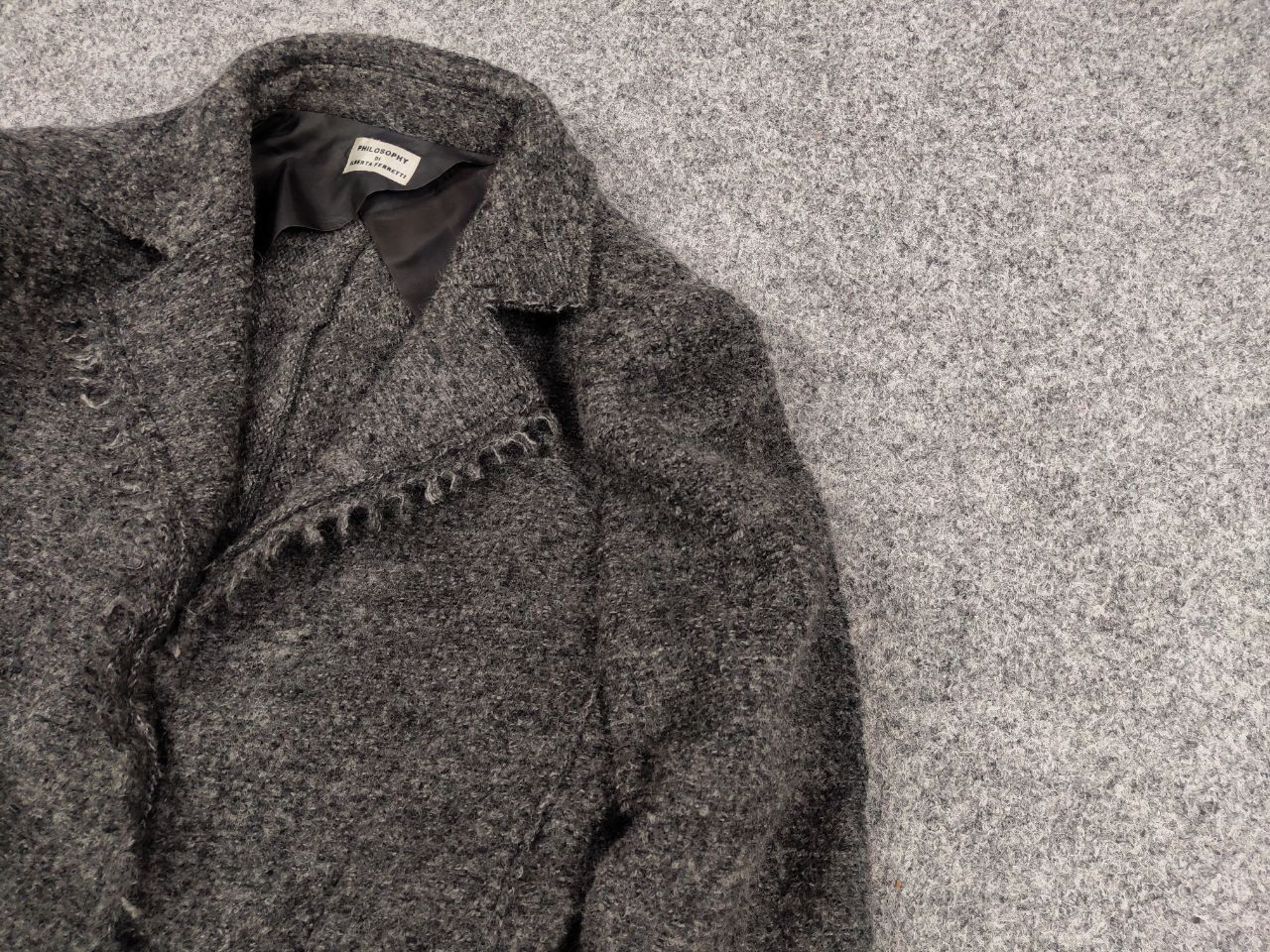 Alberta Ferretti Philosophy di Alberta Ferretti design Gray Wool Blazer Size M / US 6-8 / IT 42-44 - 4 Thumbnail
