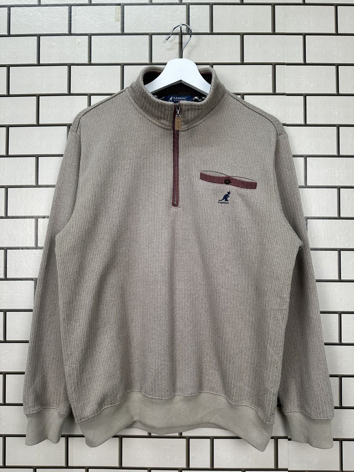 Vintage Kangol Half Zipper Jacket