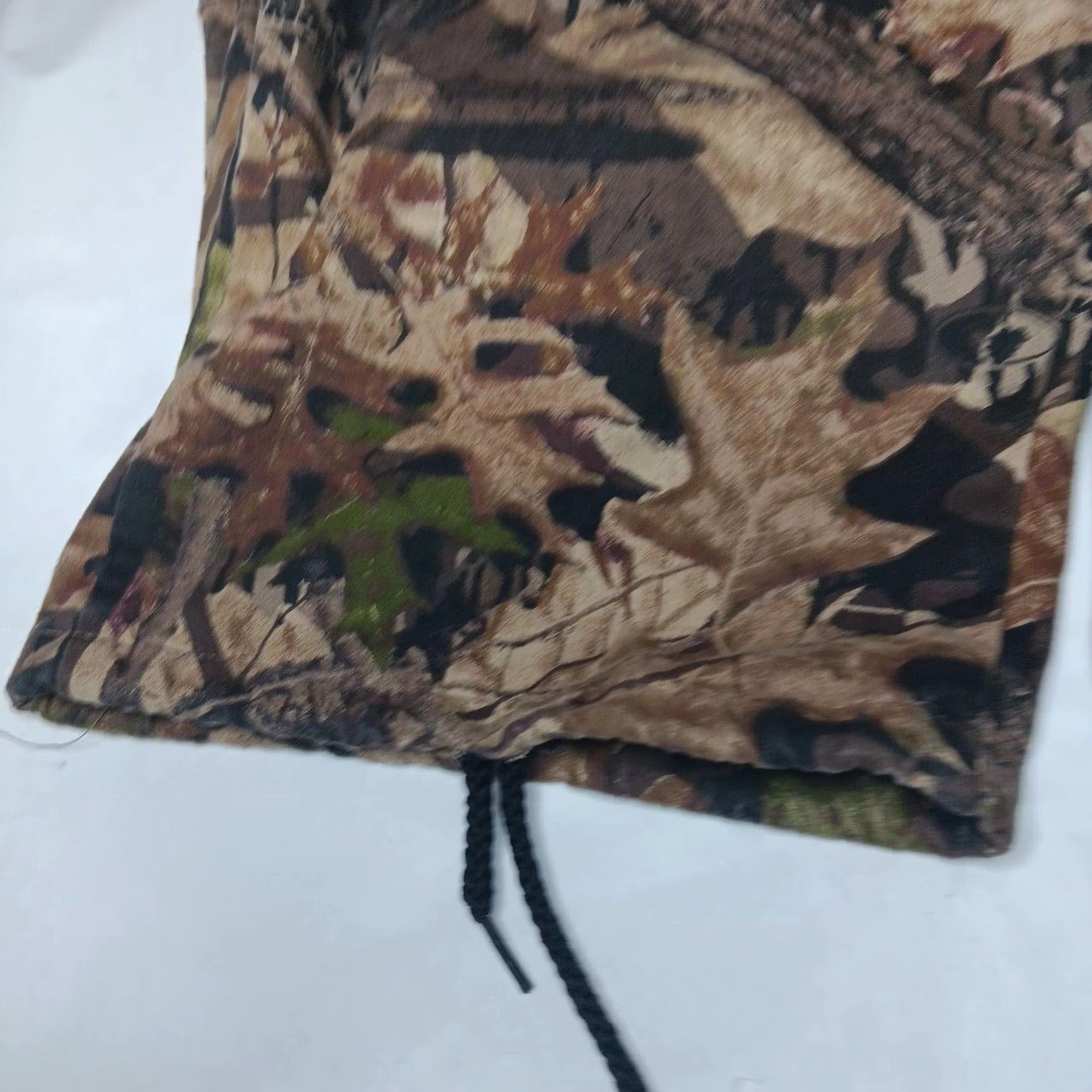 AMO VINTAGE Camo Cargo Pants Men 2XL Regular Rugged Break Up Mossy Oak Cargo Hunt Outdoors Camouflage Pants Mens Size US 39 - 7 Thumbnail