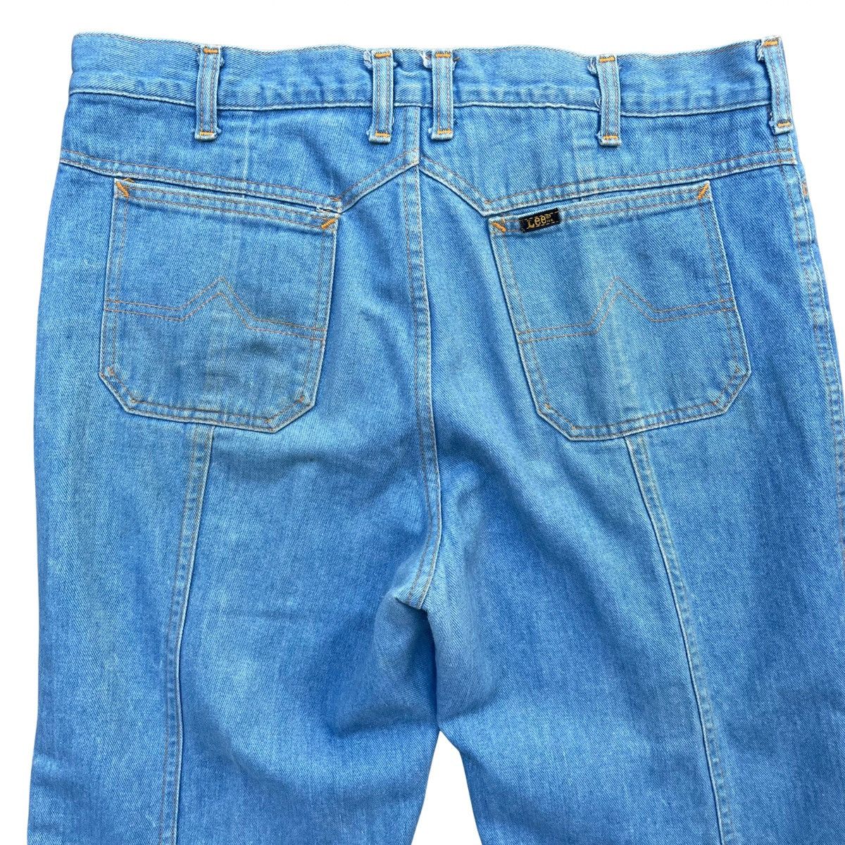 Lee Vintage 70s Lee Bootcut Denim Jeans Fade Blue Size 36 Size US 36 / EU 52 - 6 Thumbnail
