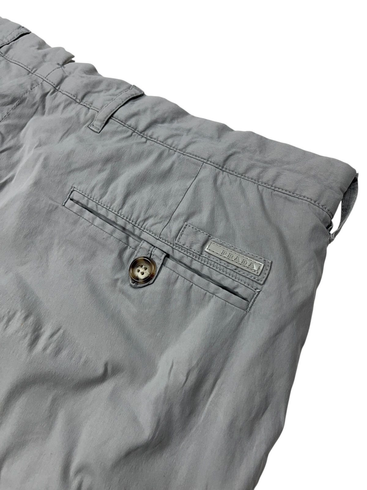 Prada Vintage Prada Silver Tab 5 Pockets Shorts Size US 34 / EU 50 - 4 Thumbnail
