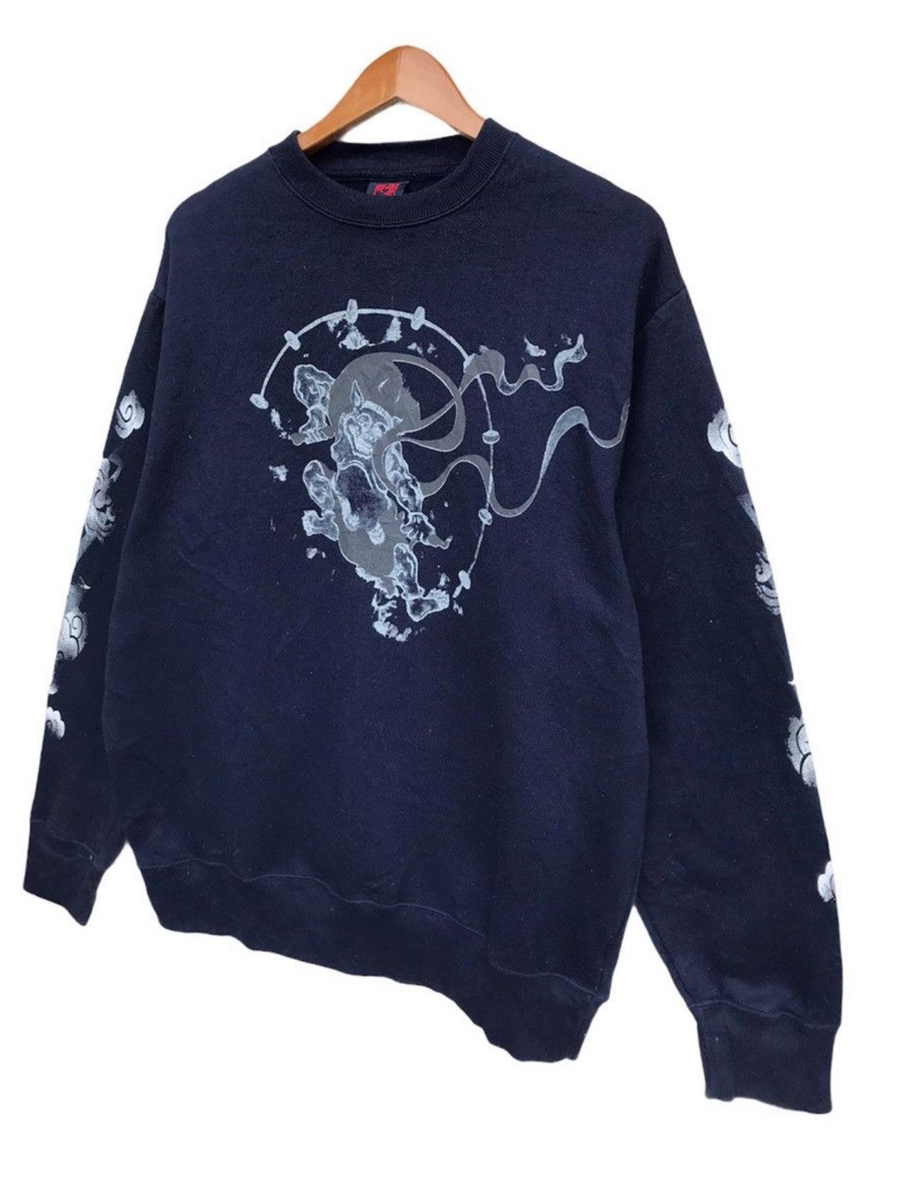 Japanese Brand Vintage Japanese Sukajan Sweatshirt Devil Sweatshirt Size US L / EU 52-54 / 3 - 2 Thumbnail