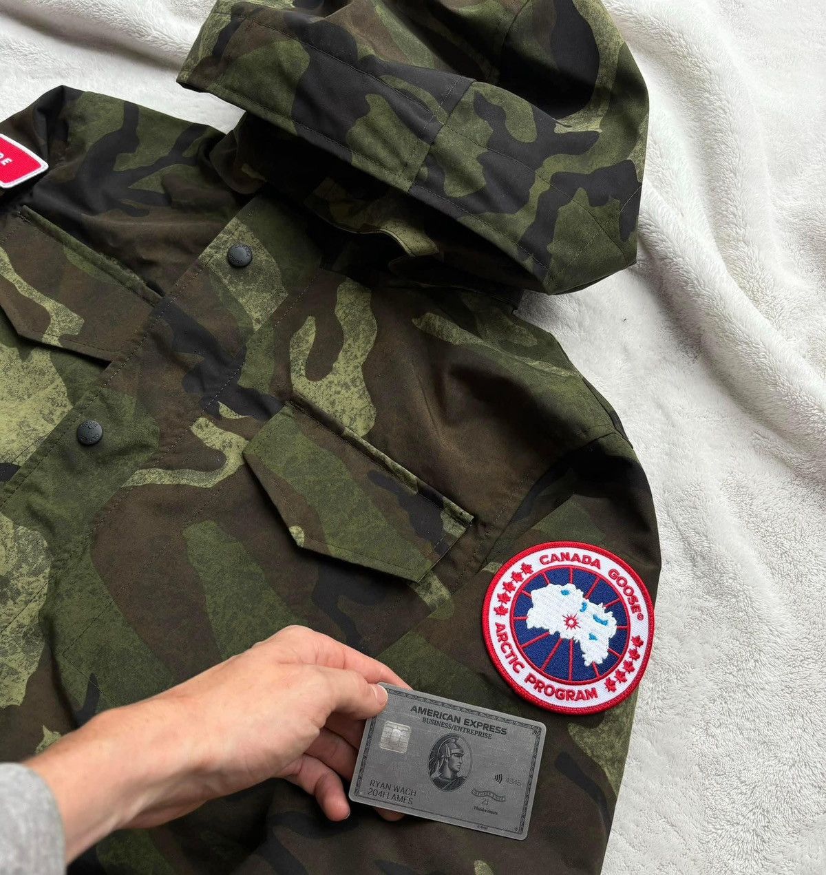 Canada Goose × NBA × Rhude Canada Goose x NBA x Rhude Washed Camo Portage Jacket Size US XXL / EU 58 / 5 - 2 Thumbnail