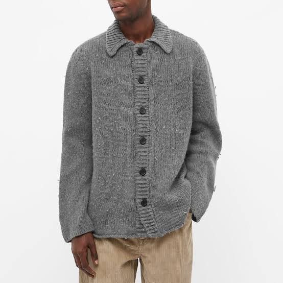 Our Legacy Big Knit Cardigan Funky Grey | Grailed