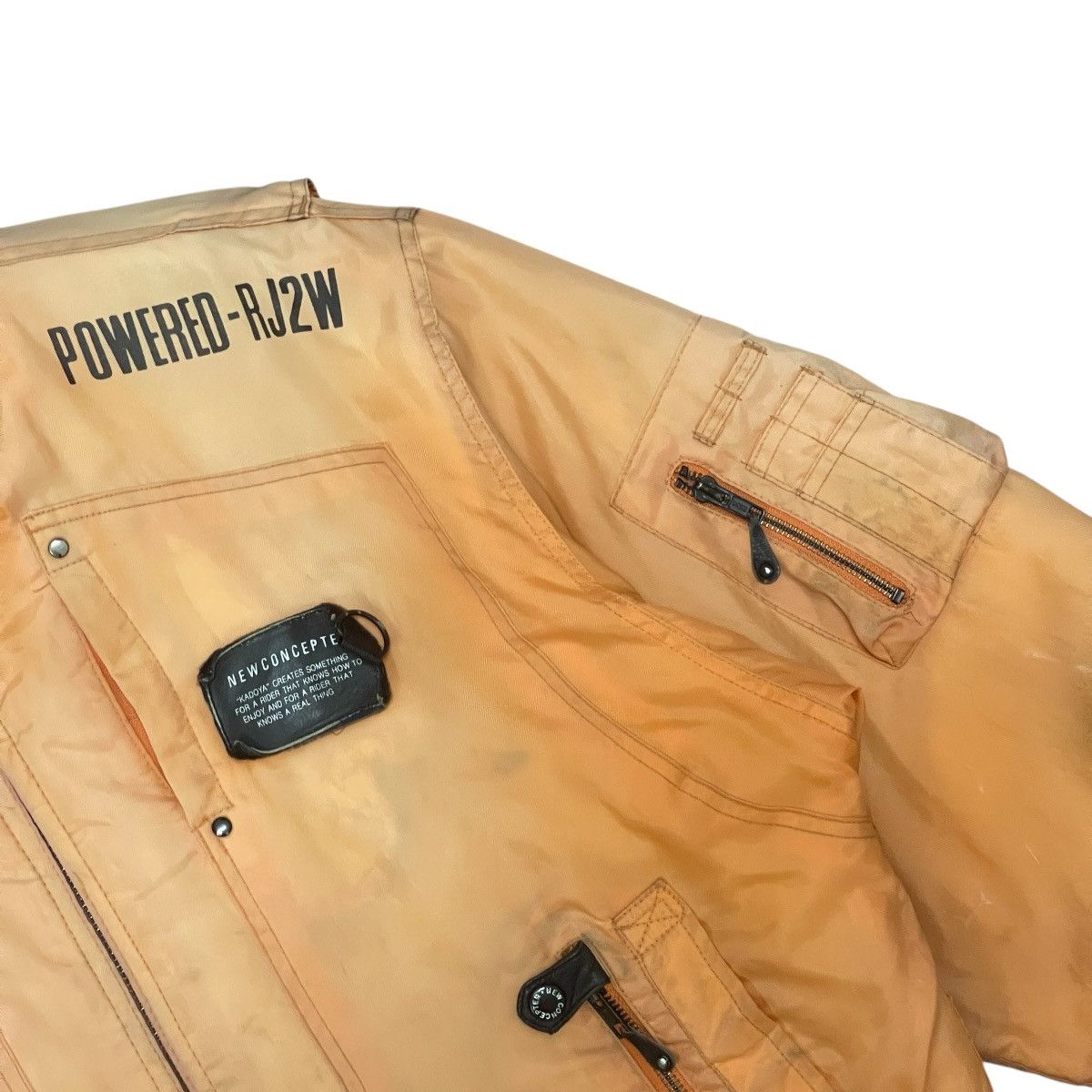Kadoya Vtg Kadoya New Conceptor Powered-RJ 2W Biker Bomber Jacket Size US M / EU 48-50 / 2 - 10 Thumbnail