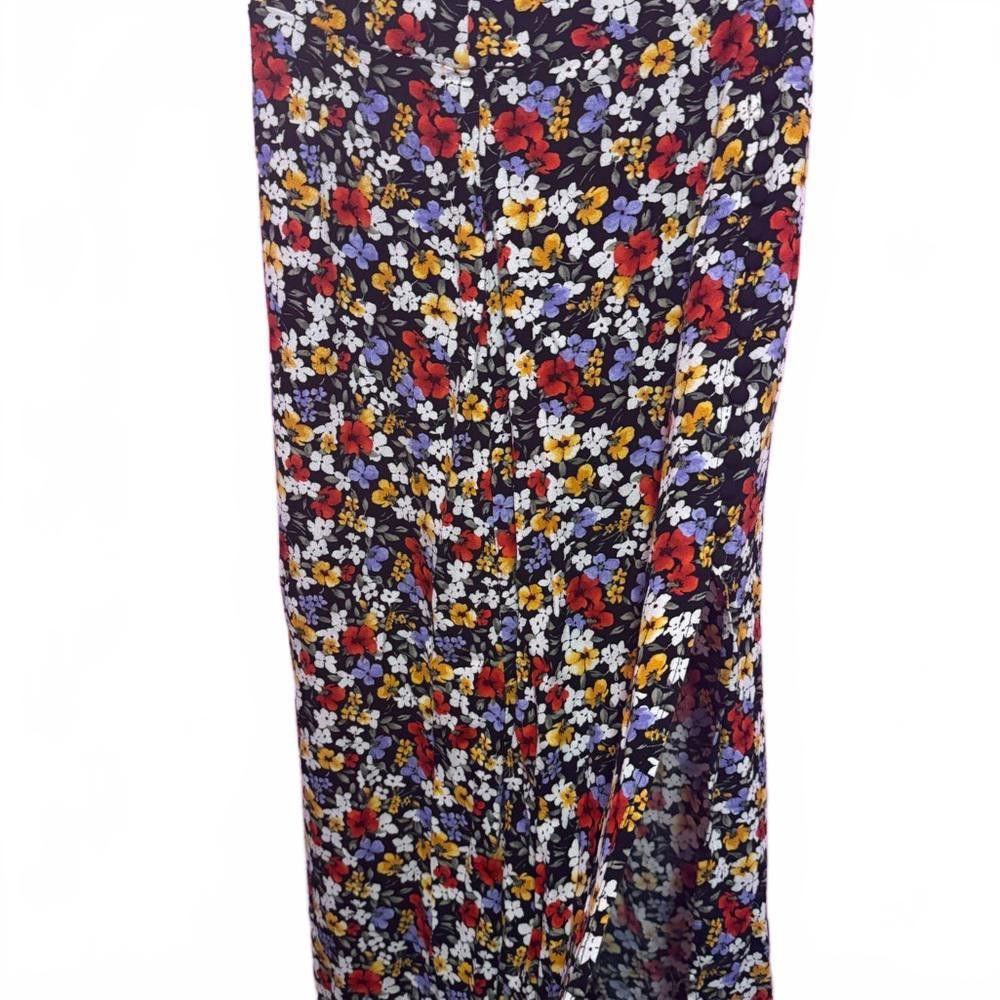 Designer Vintage Floral Maxi Skirt Size 28" / US 6 / IT 42 - 1 Thumbnail