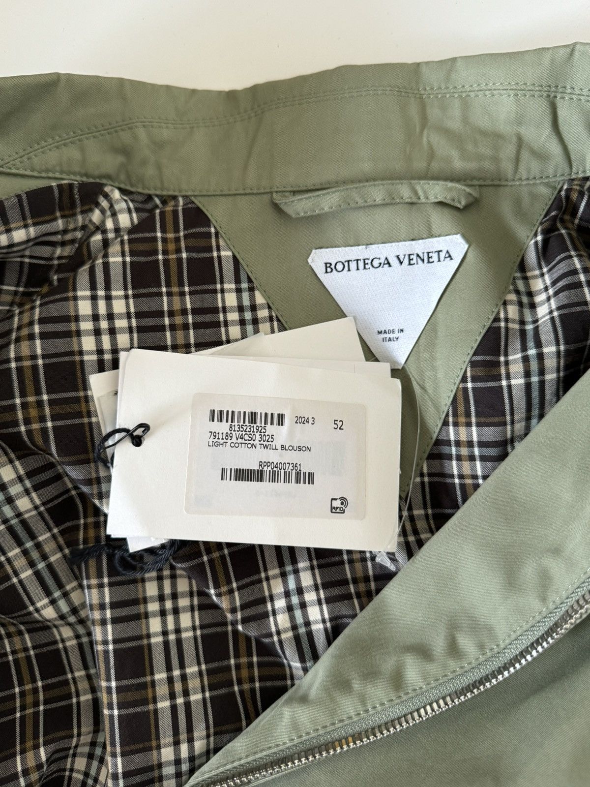 Bottega Veneta Bottega Veneta Light Cotton Twill Jacket Size US L / EU 52-54 / 3 - 8 Thumbnail