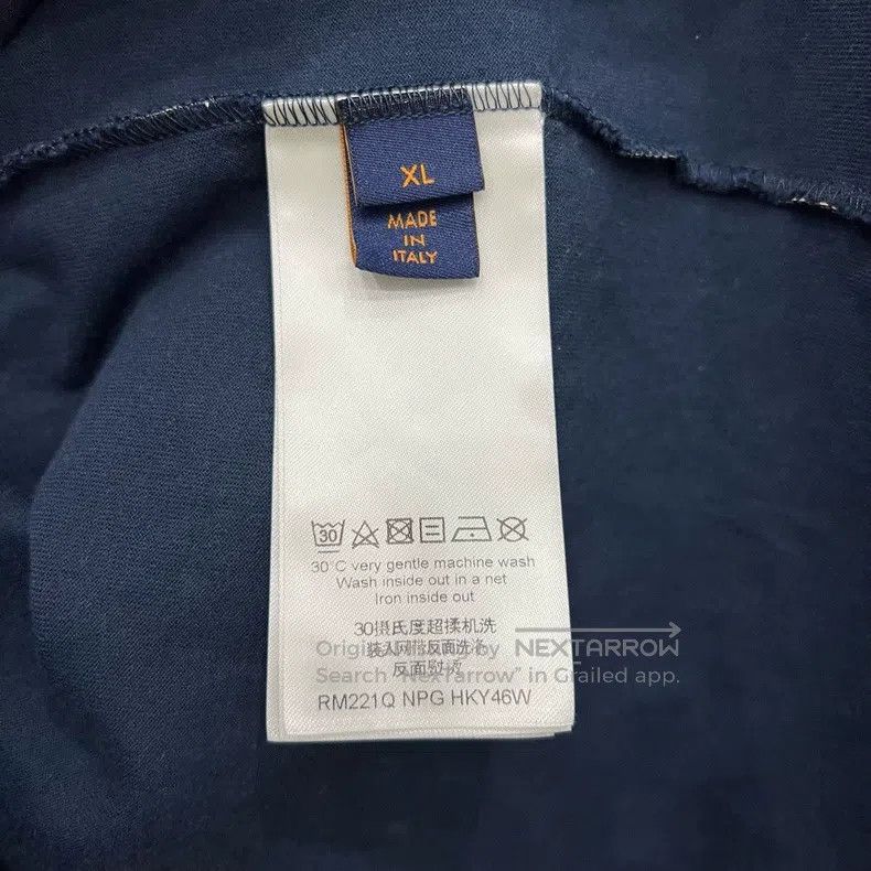 Louis Vuitton Louis Vuitton Dark Blue Logo Gradient Crew Neck Short Slee Size US XL / EU 56 / 4 - 5 Thumbnail