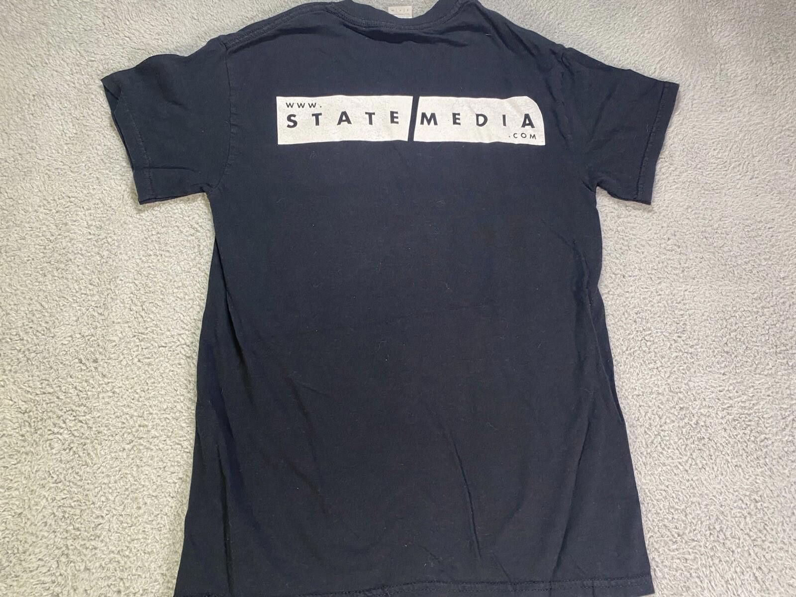 Gildan State Media Shirt SZ Small Black State Media Concert Florida Size US S / EU 44-46 / 1 - 3 Thumbnail