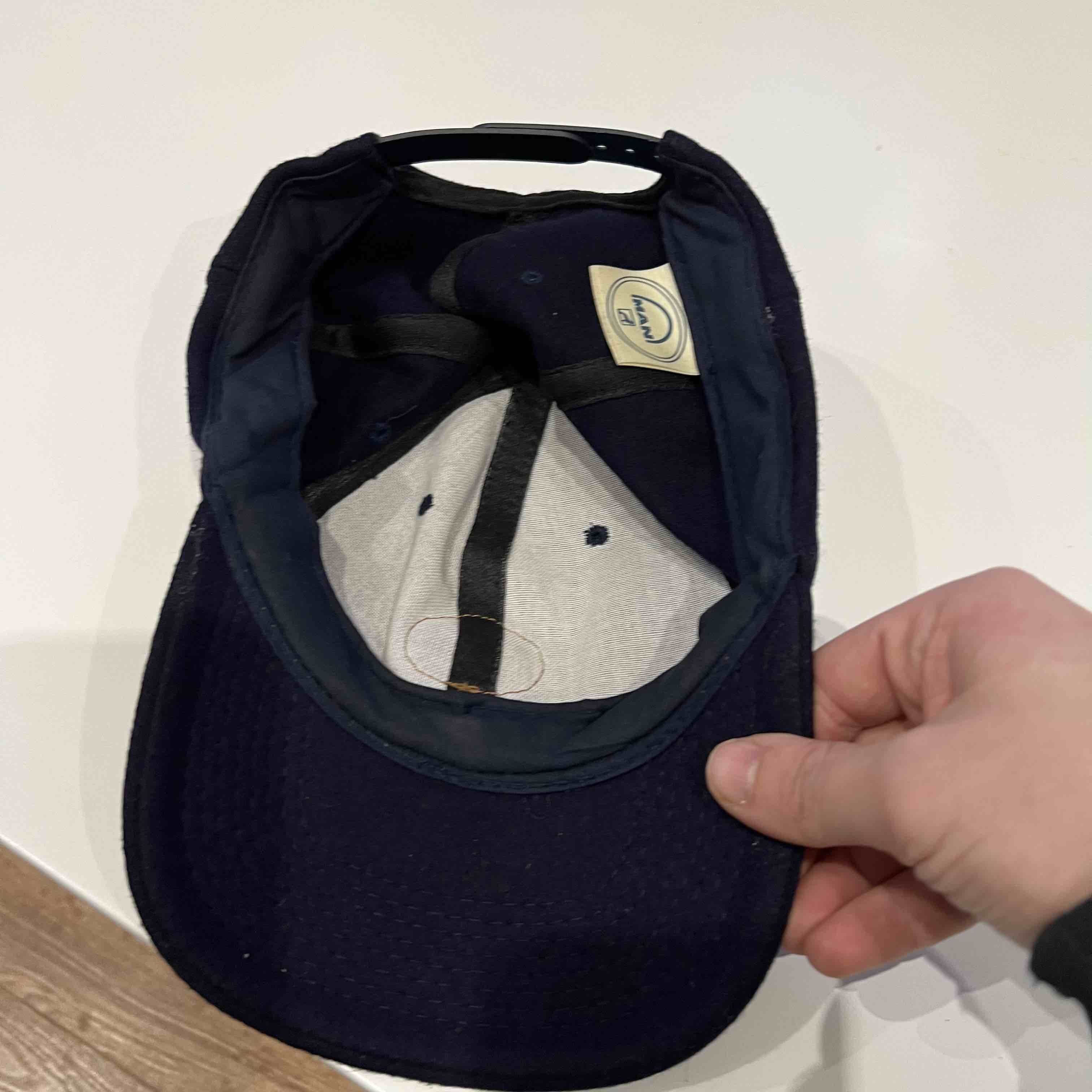 Vintage Vintage Trucker Hat Man Racing Cap 90s Size ONE SIZE - 6 Thumbnail